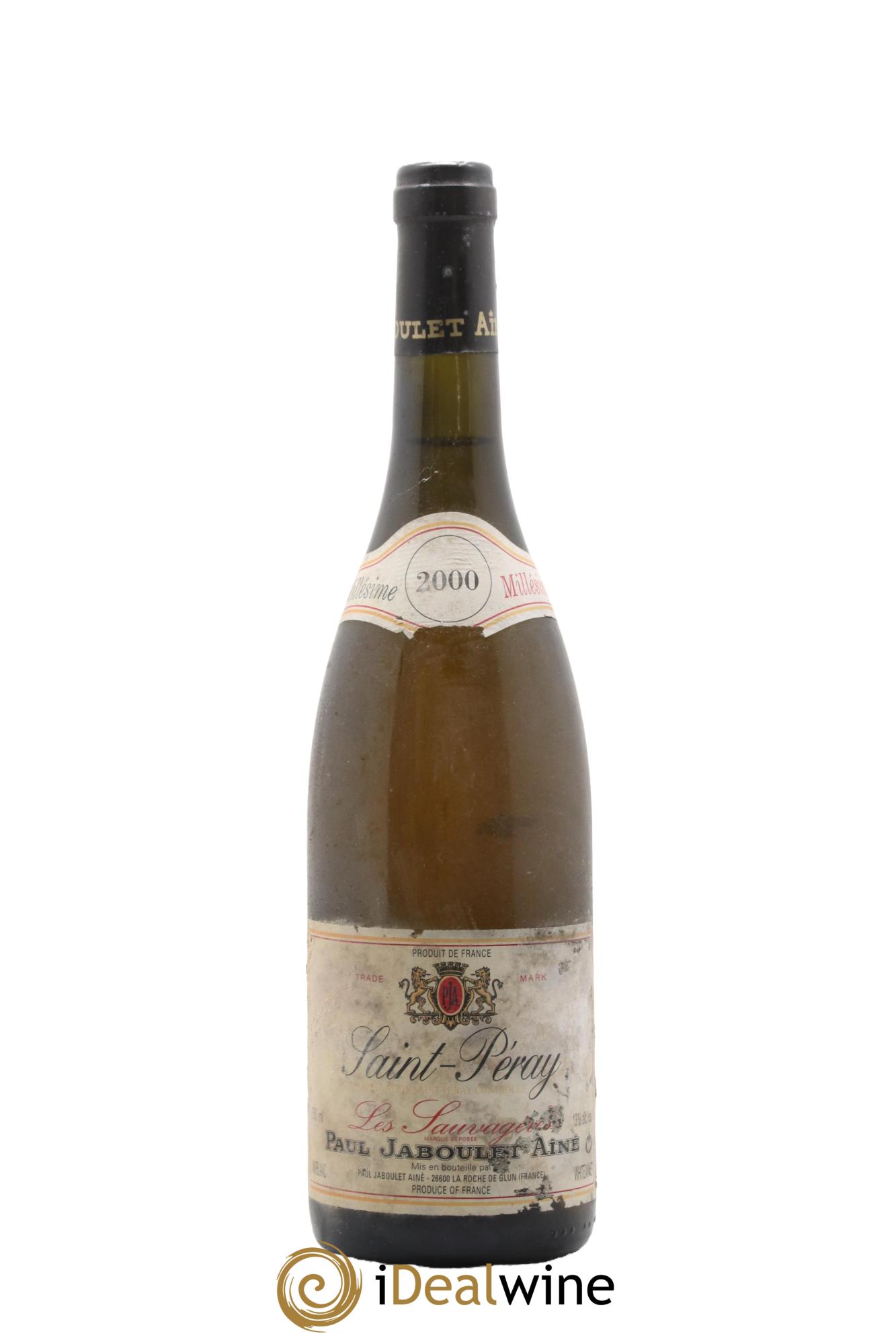 Saint-Péray Les Sauvagères Domaine Jaboulet 2000 - Lot de 1 bouteille - 0