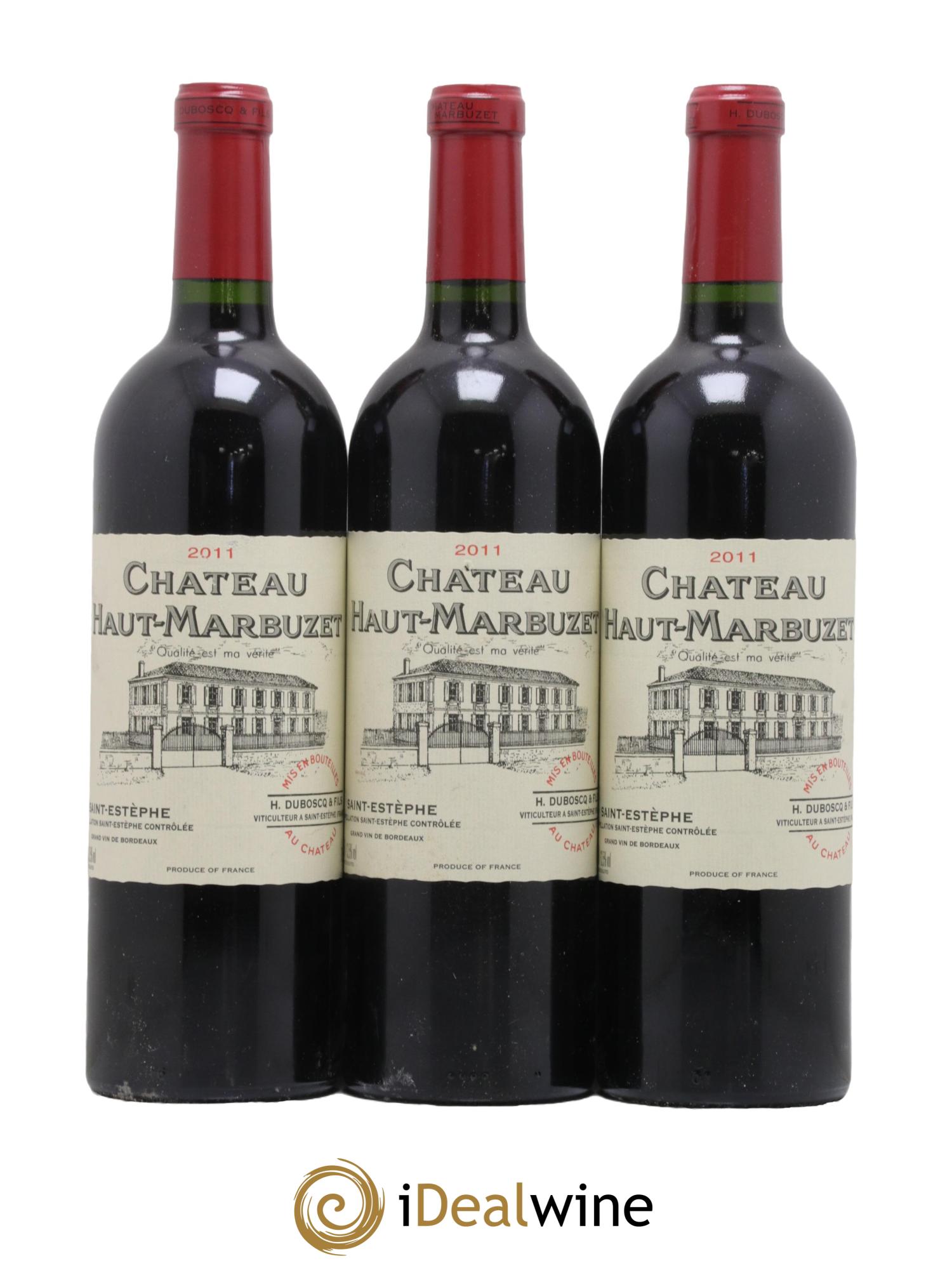 Château Haut Marbuzet 2011 - Posten von 3 Flaschen - 0