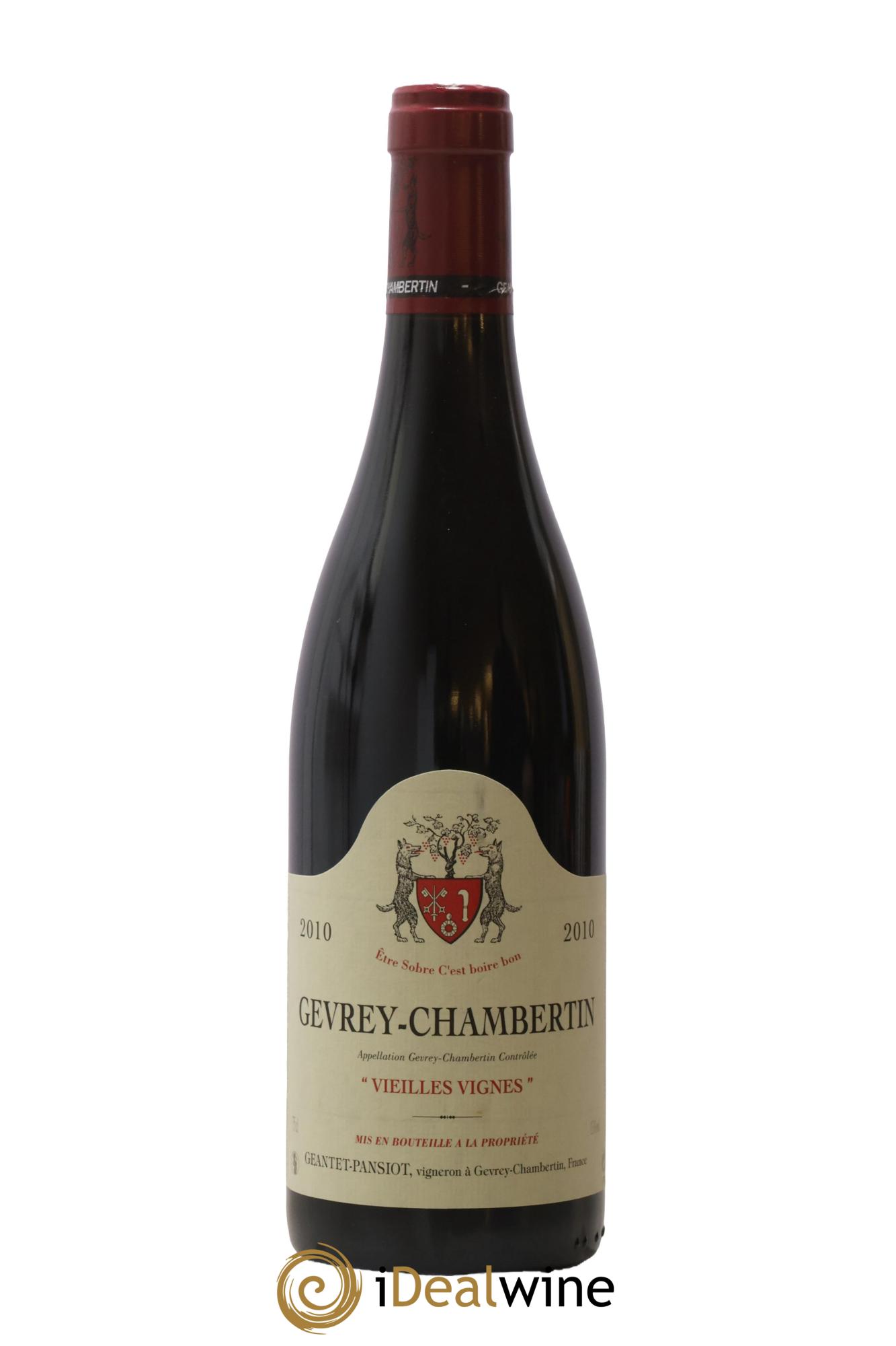 Gevrey-Chambertin Vieilles vignes Geantet-Pansiot 2010 - Lot of 1 bottle - 0