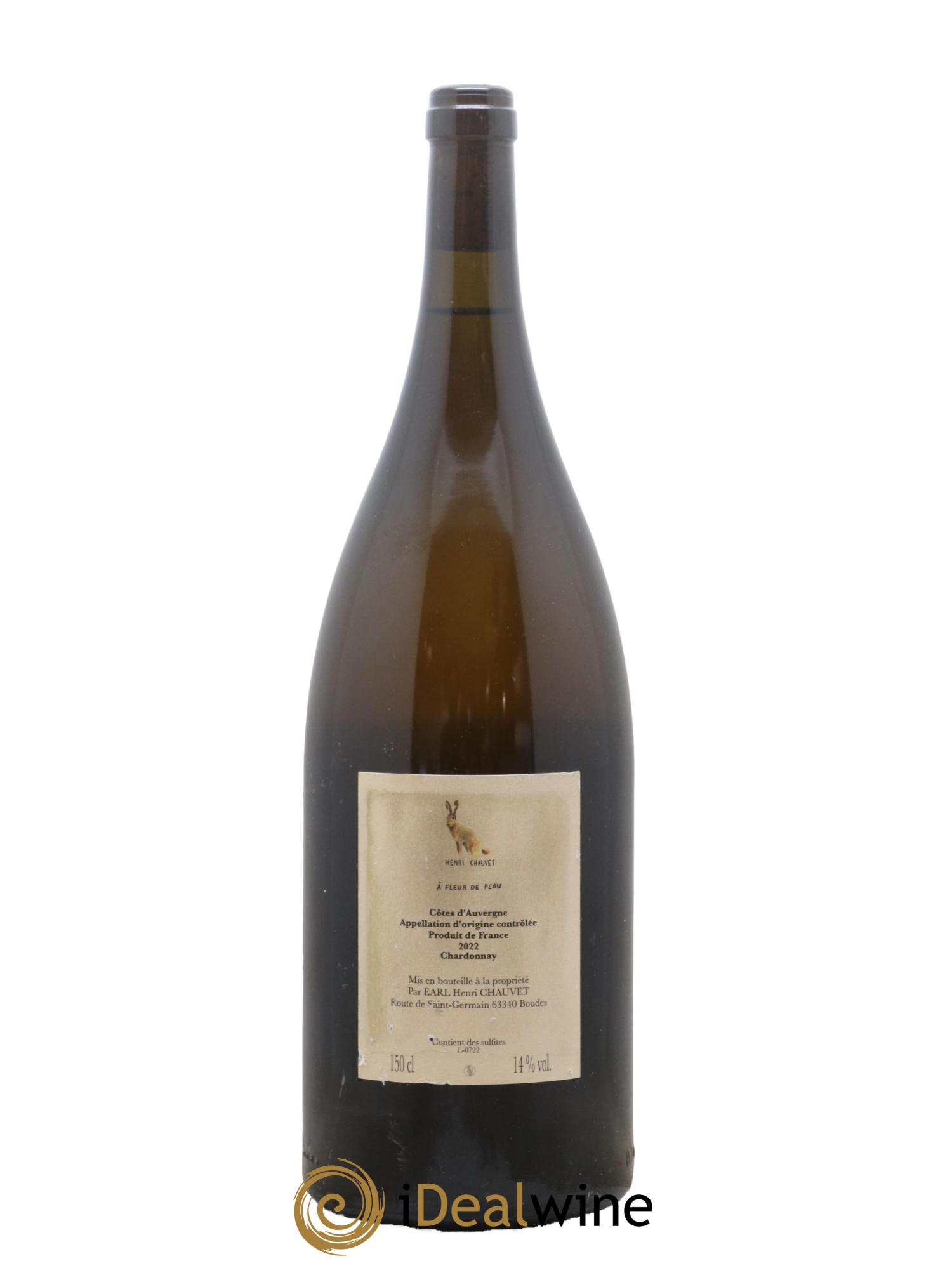 Vin de France Côtes d'Auvergne A Fleur De Peau Domaine Henri Chauvet 2022 - Lot de 1 magnum - 1