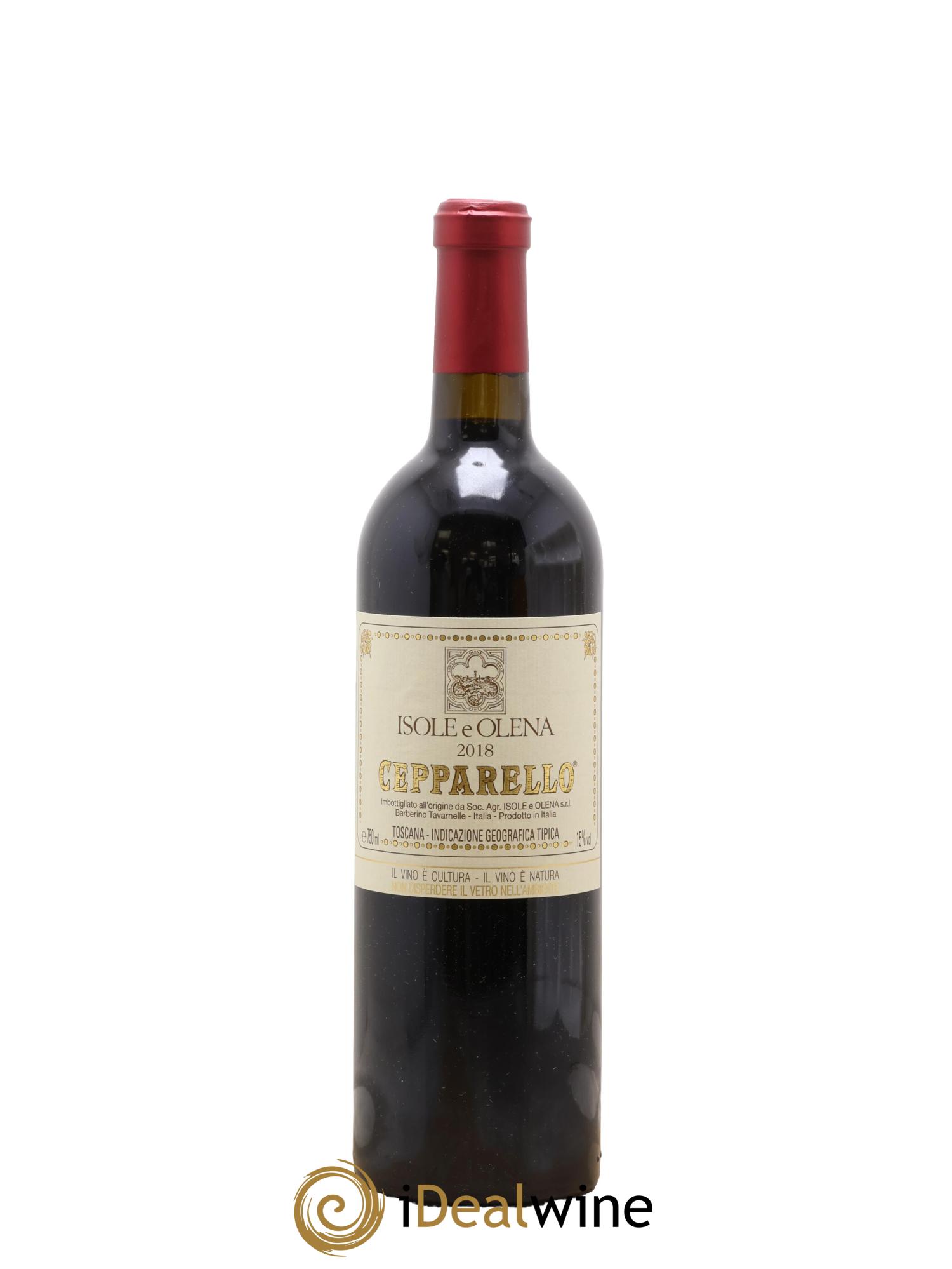 Toscana IGT Cepparello Isole e olena 2018 - Posten von 1 Flasche - 0