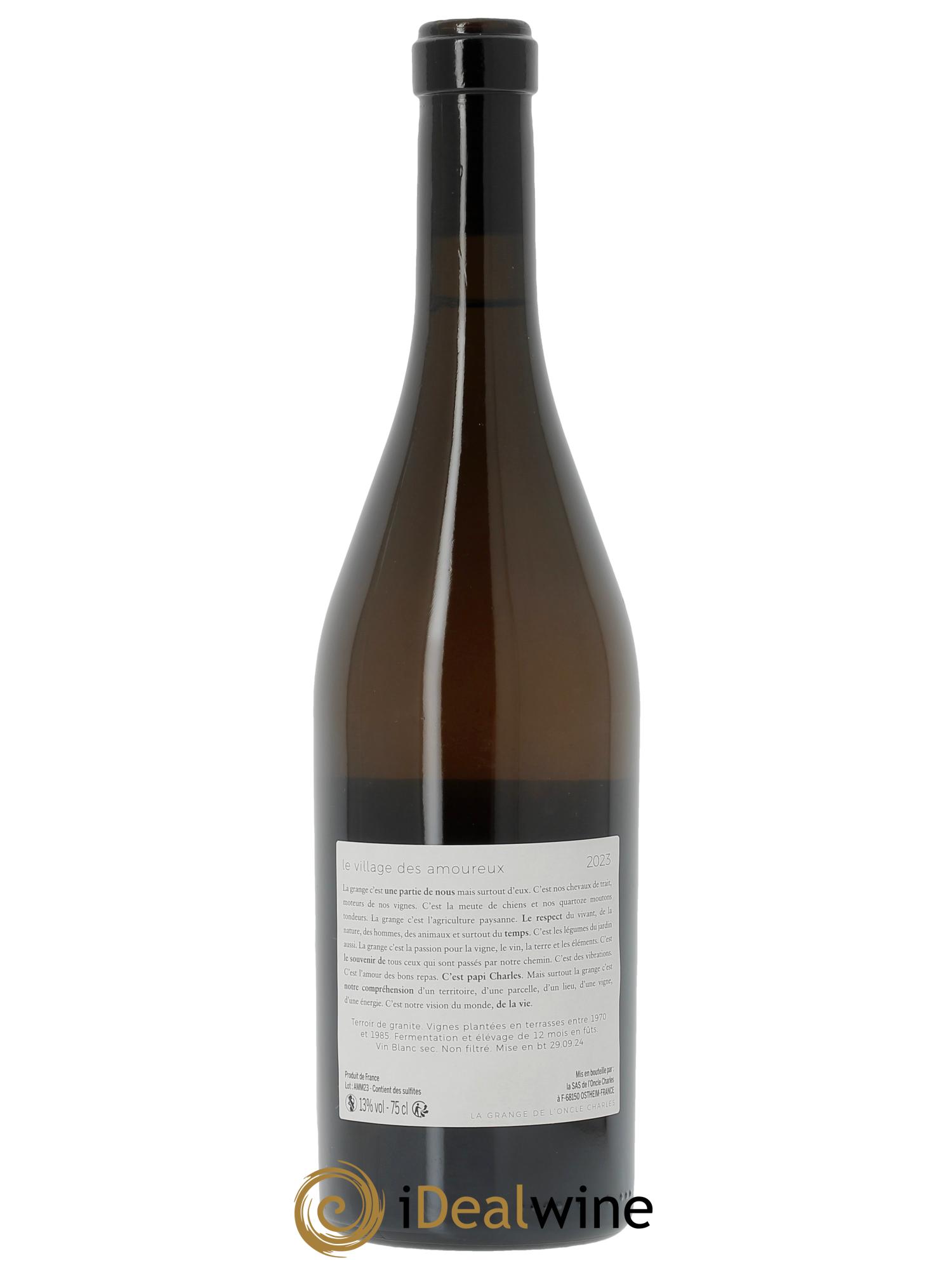 Vin de France Le Village des Amoureux La Grange de l'Oncle Charles  2023 - Lot of 1 bottle - 1