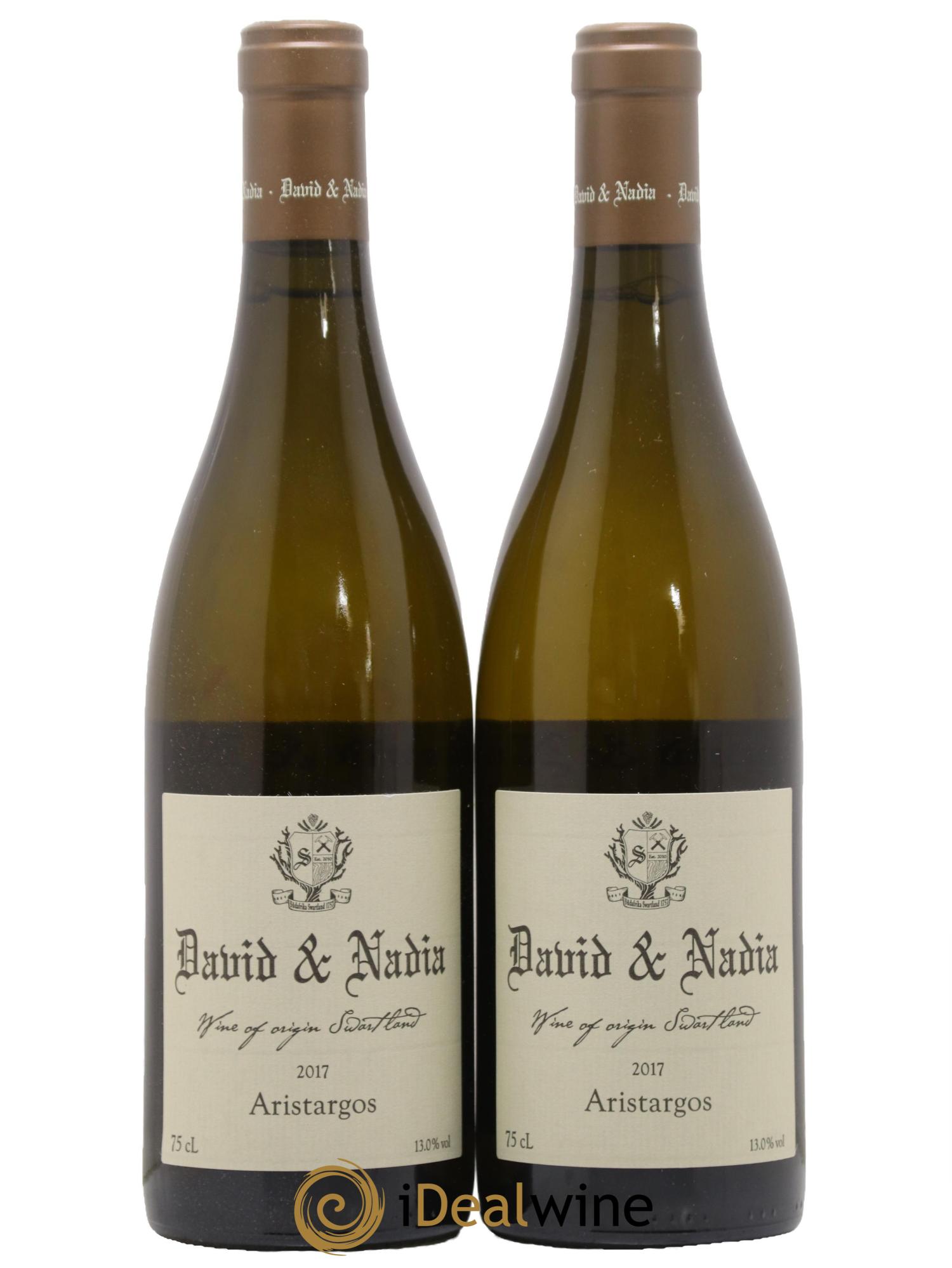 Afrique du Sud Aristargos Domaine David et Nadia 2017 - Lot de 2 bouteilles - 0