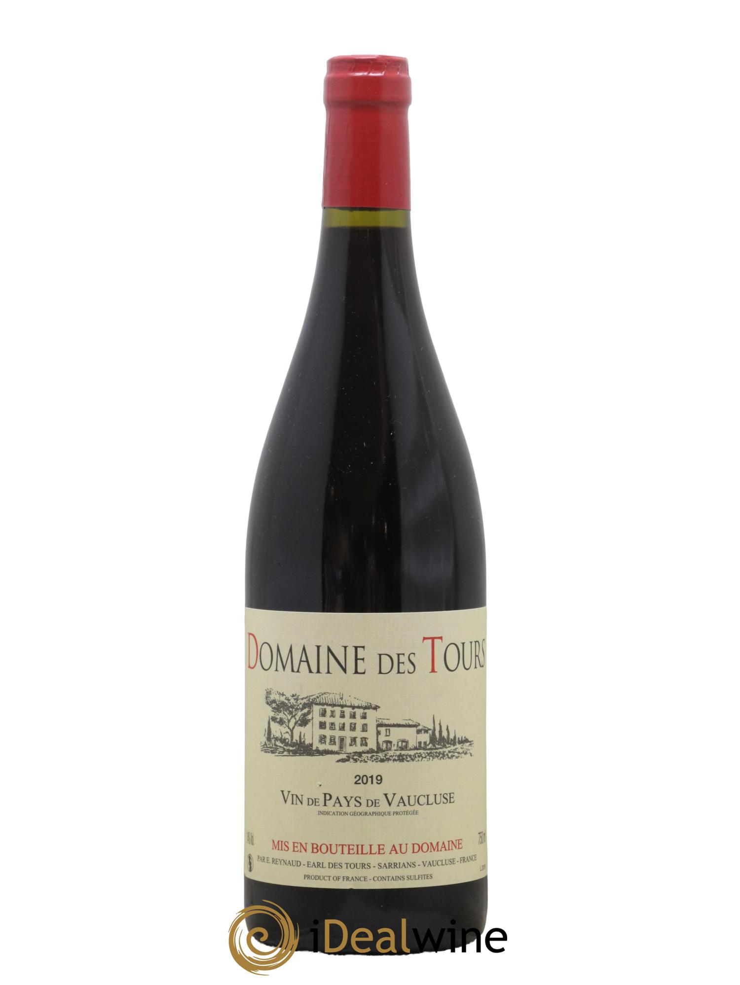 Vaucluse (Vin de Pays de Vaucluse) Domaine des Tours Emmanuel Reynaud 2019 - Lot de 1 bouteille - 0