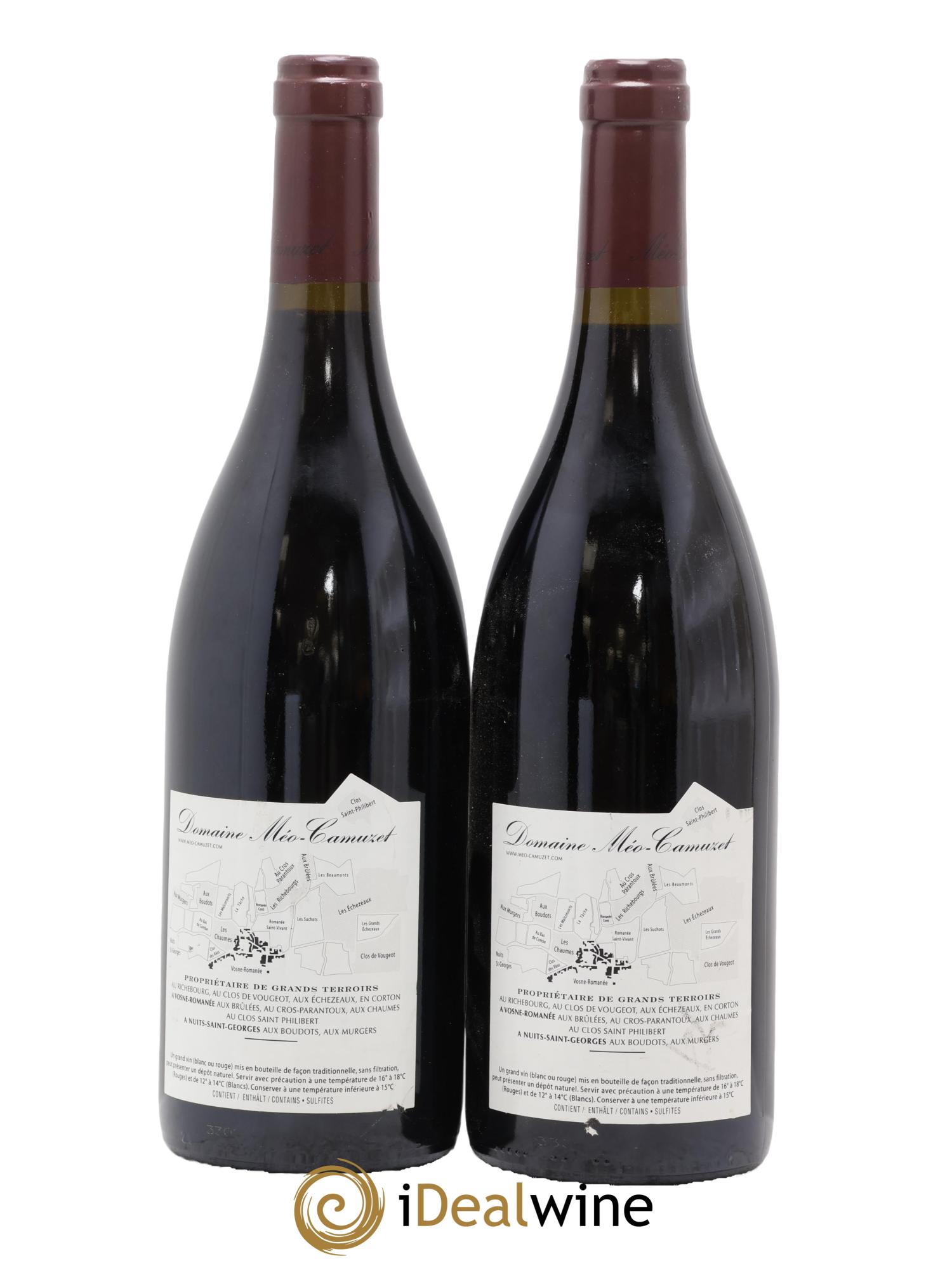 Nuits-Saint-Georges 1er Cru Aux Murgers Méo-Camuzet (Domaine) 2016 - Lot de 2 bouteilles - 1