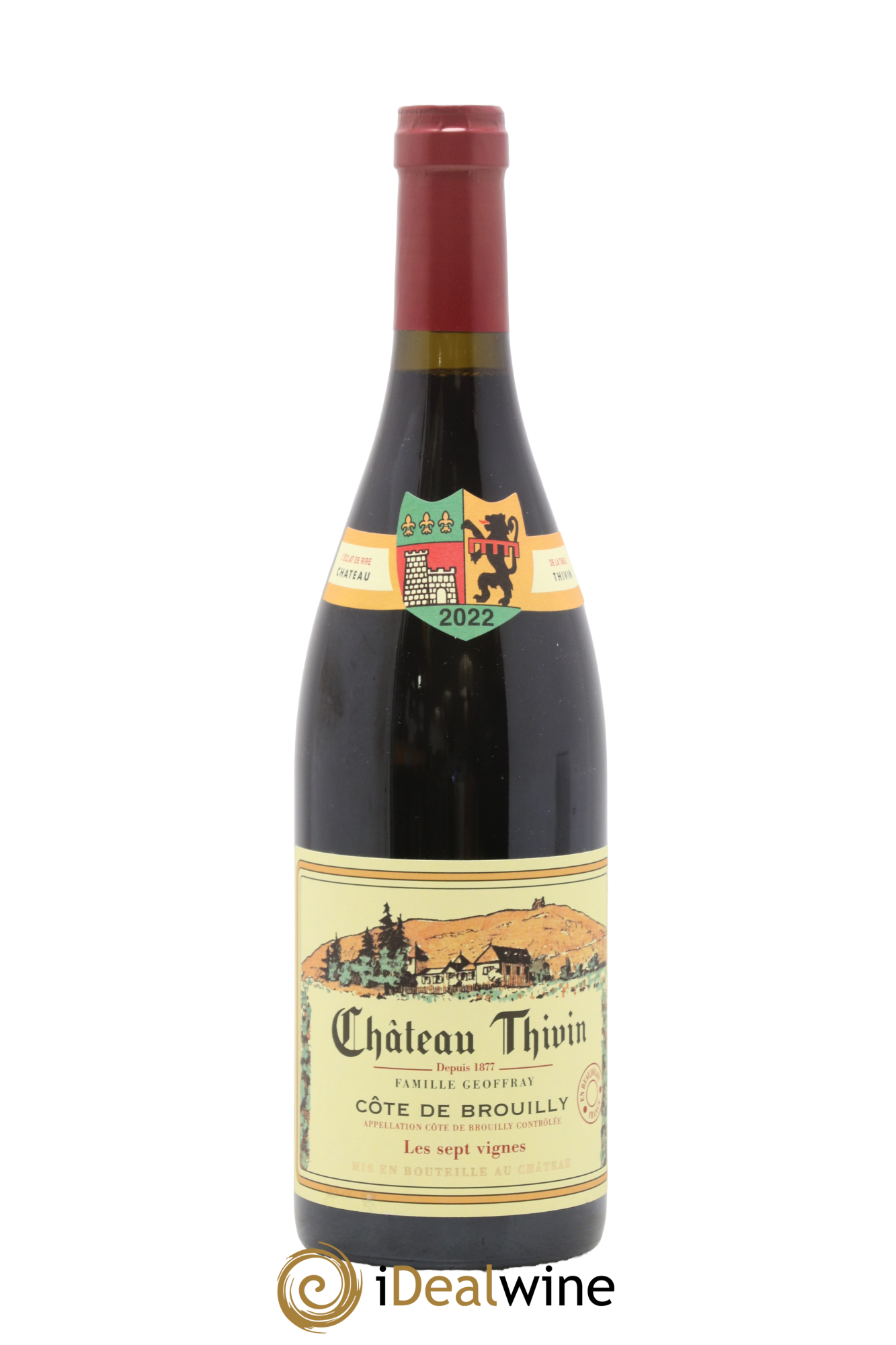Côte de Brouilly Les 7 Vignes Château Thivin 2022 - Lot de 1 bouteille - 0