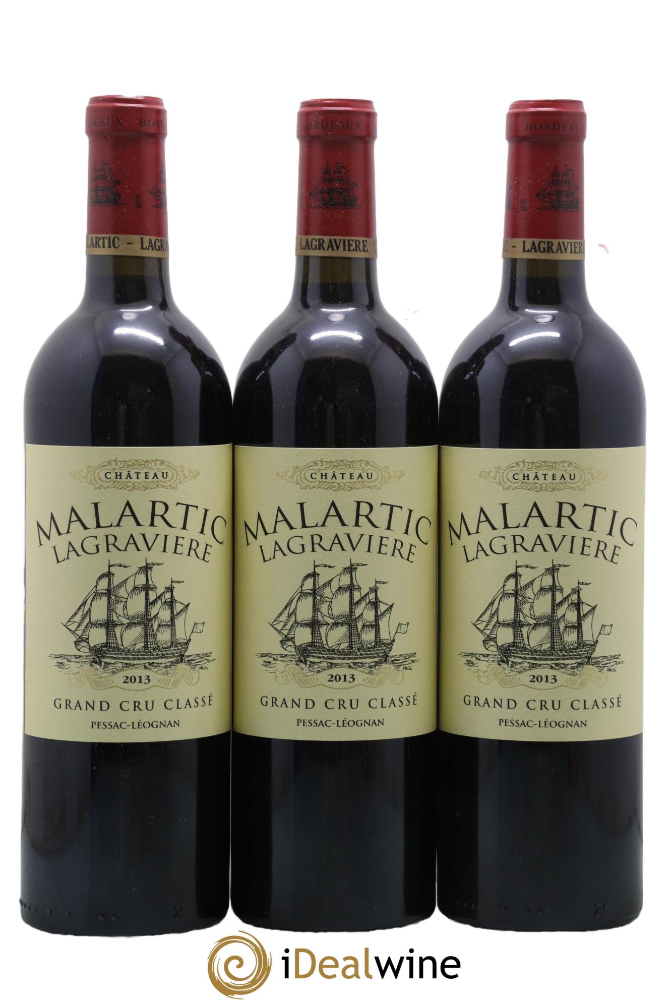 Château Malartic-Lagravière Cru Classé de Graves 2013 - Lotto di 12 bottiglie - 1