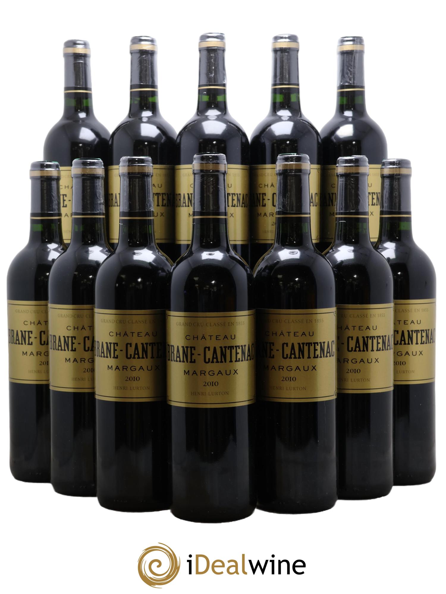 Château Brane Cantenac 2ème Grand Cru Classé 2010 - Posten von 12 Flaschen - 0