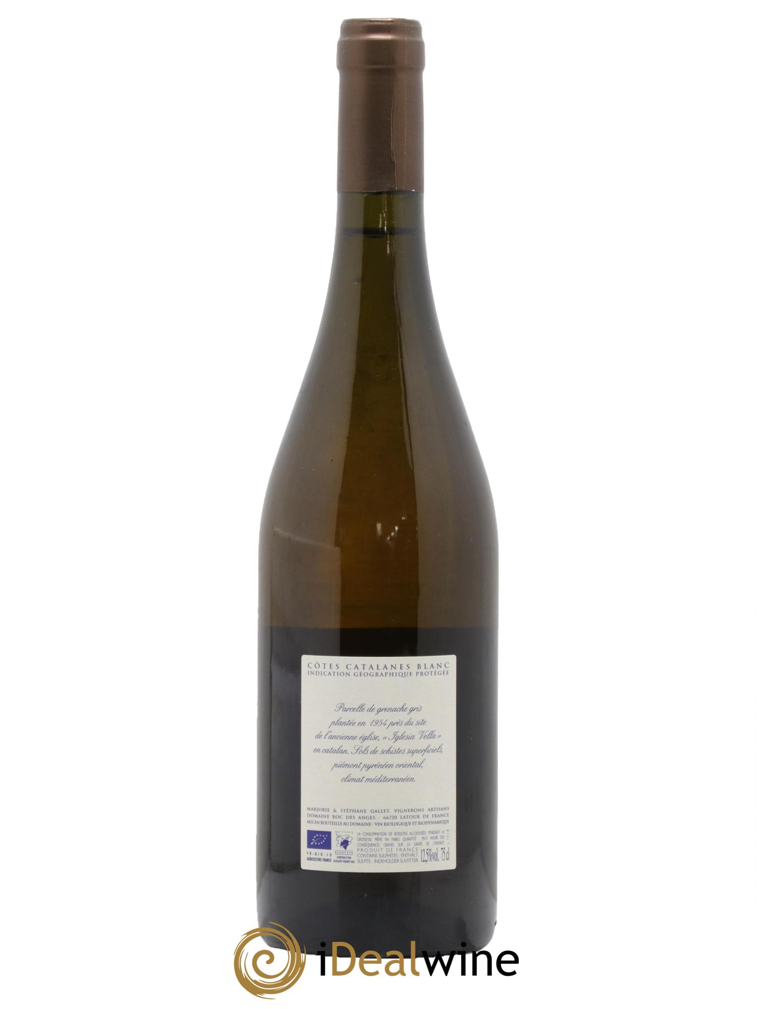 Côtes Catalanes Roc des Anges Iglesia Vella Marjorie et Stéphane Gallet 2018 - Lot de 1 bouteille - 1