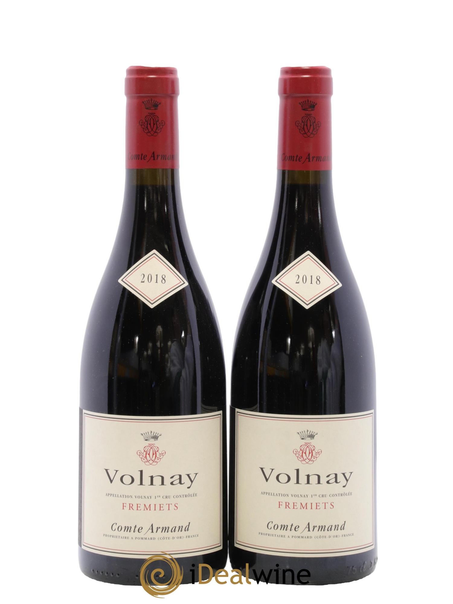 Volnay 1er Cru Les Frémiets Comte Armand 2018 - Posten von 2 Flaschen - 0