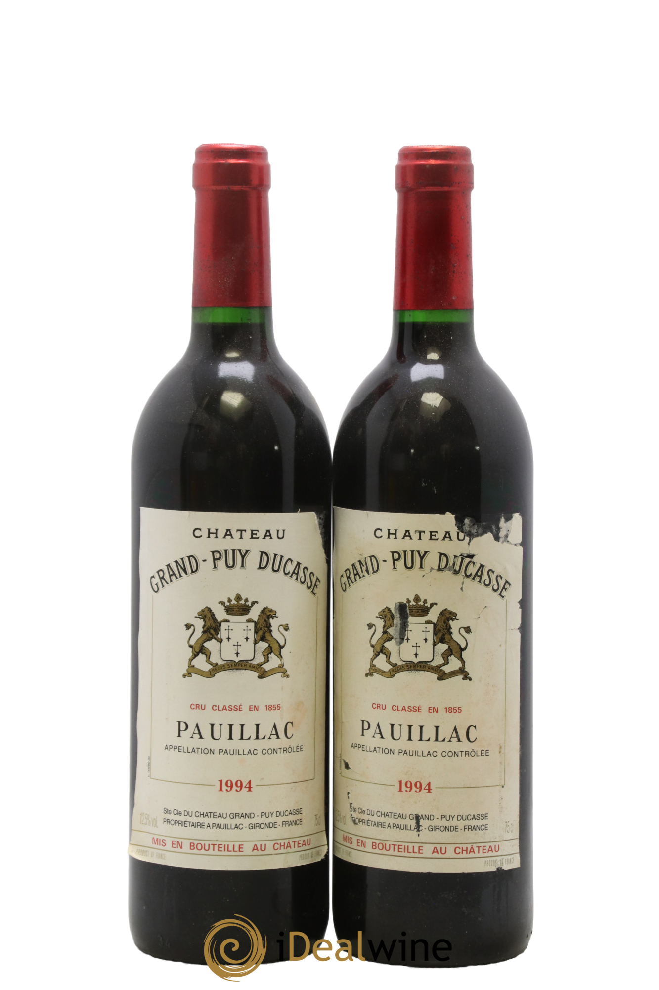 Château Grand Puy Ducasse 5ème Grand Cru Classé 1994 - Lot de 2 bouteilles - 0