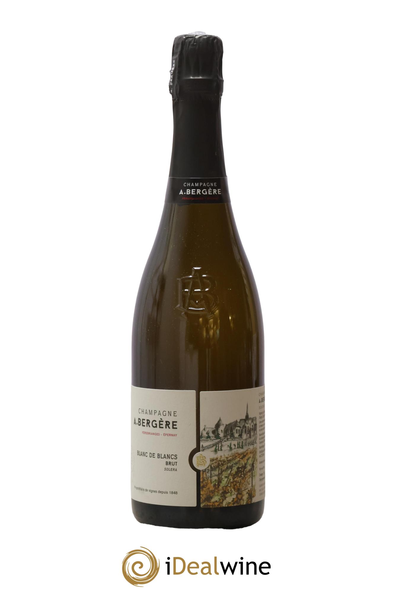 Champagne Brut Blanc de Blancs Soléra Maison A. Bergère - Posten von 1 Flasche - 0