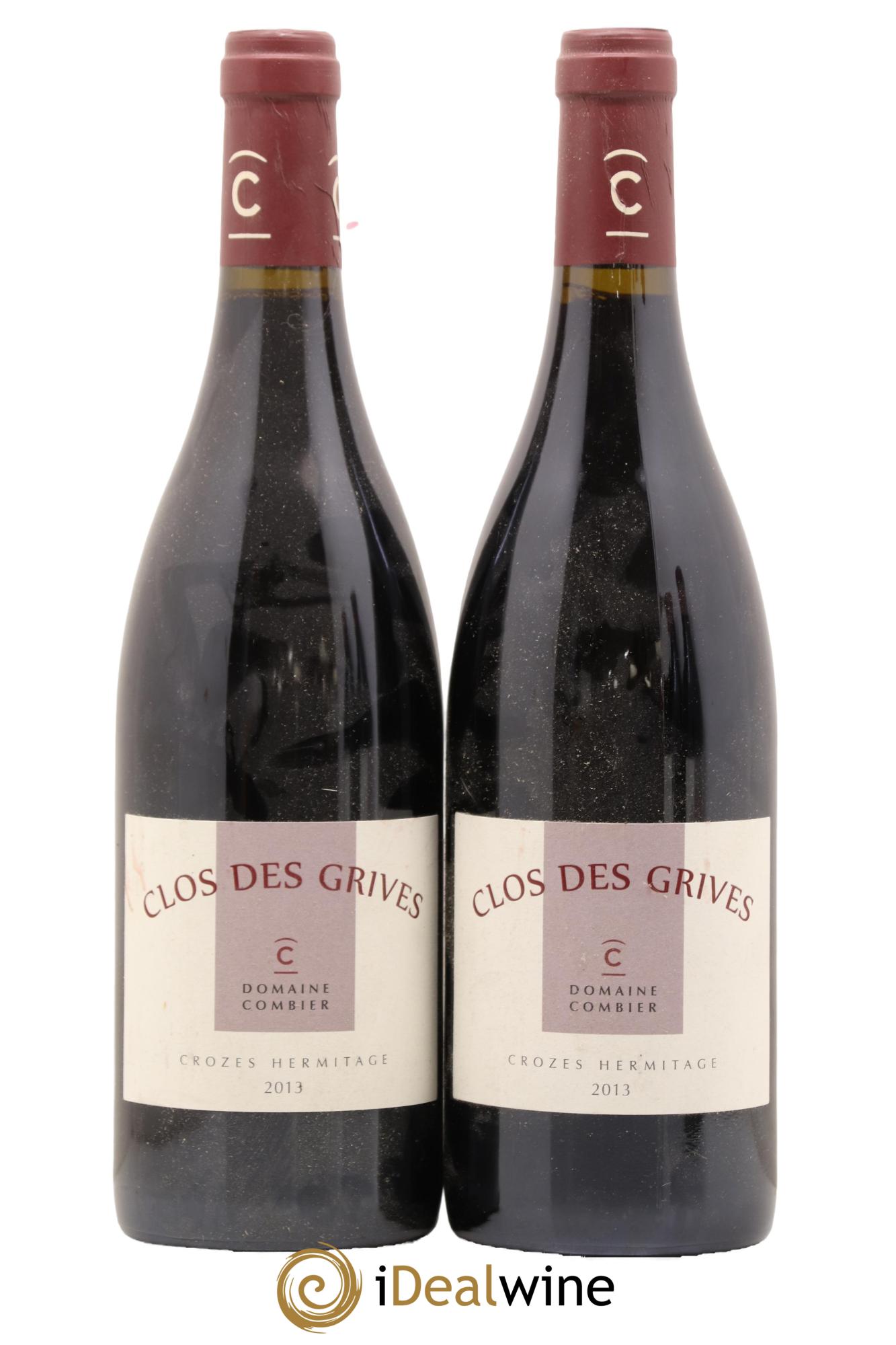 Crozes-Hermitage Clos des Grives Combier 2013 - Lot of 2 bottles - 0