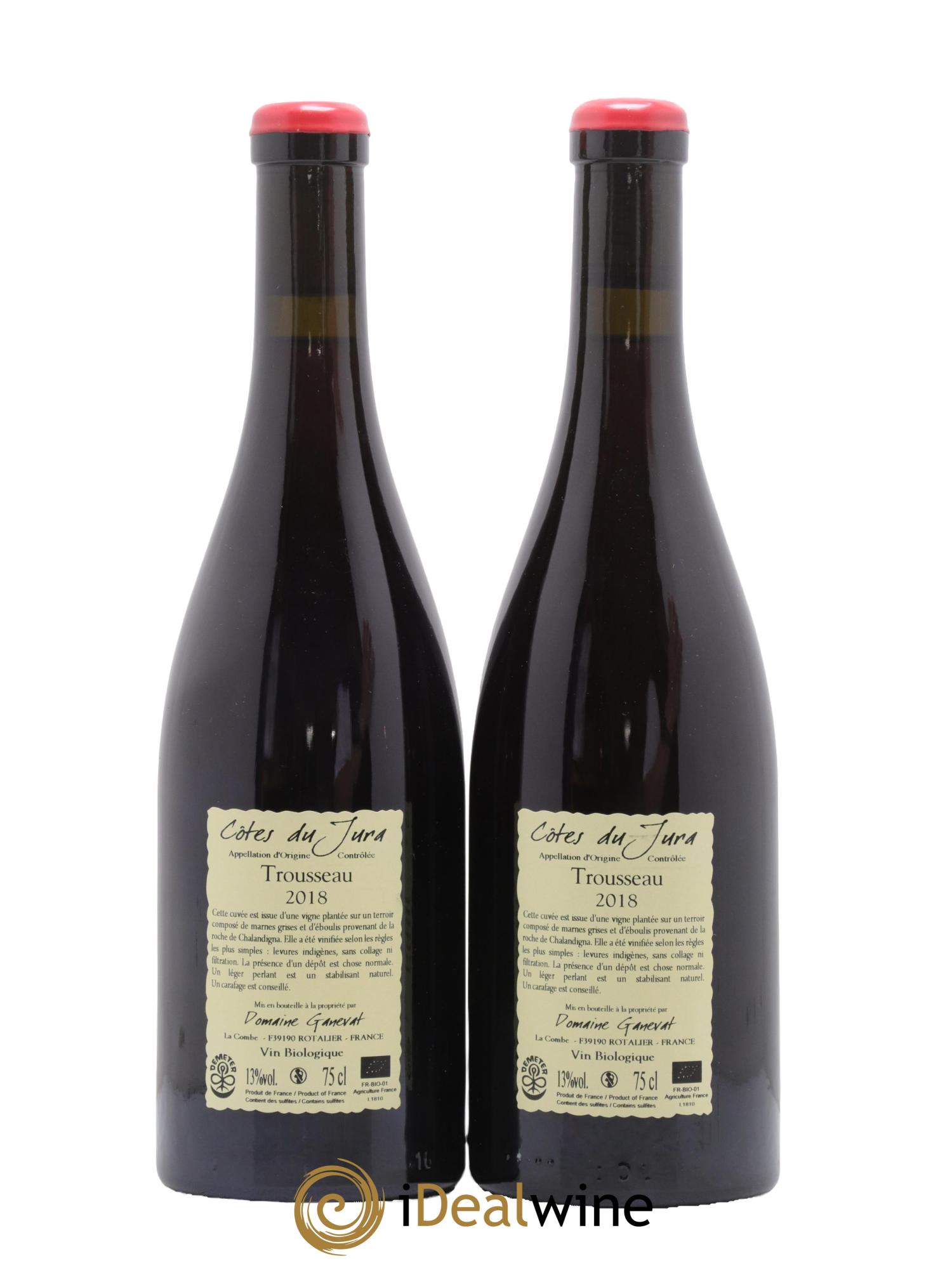 Côtes du Jura Plein Sud Jean-François Ganevat (Domaine)  2018 - Lotto di 2 bottiglie - 1