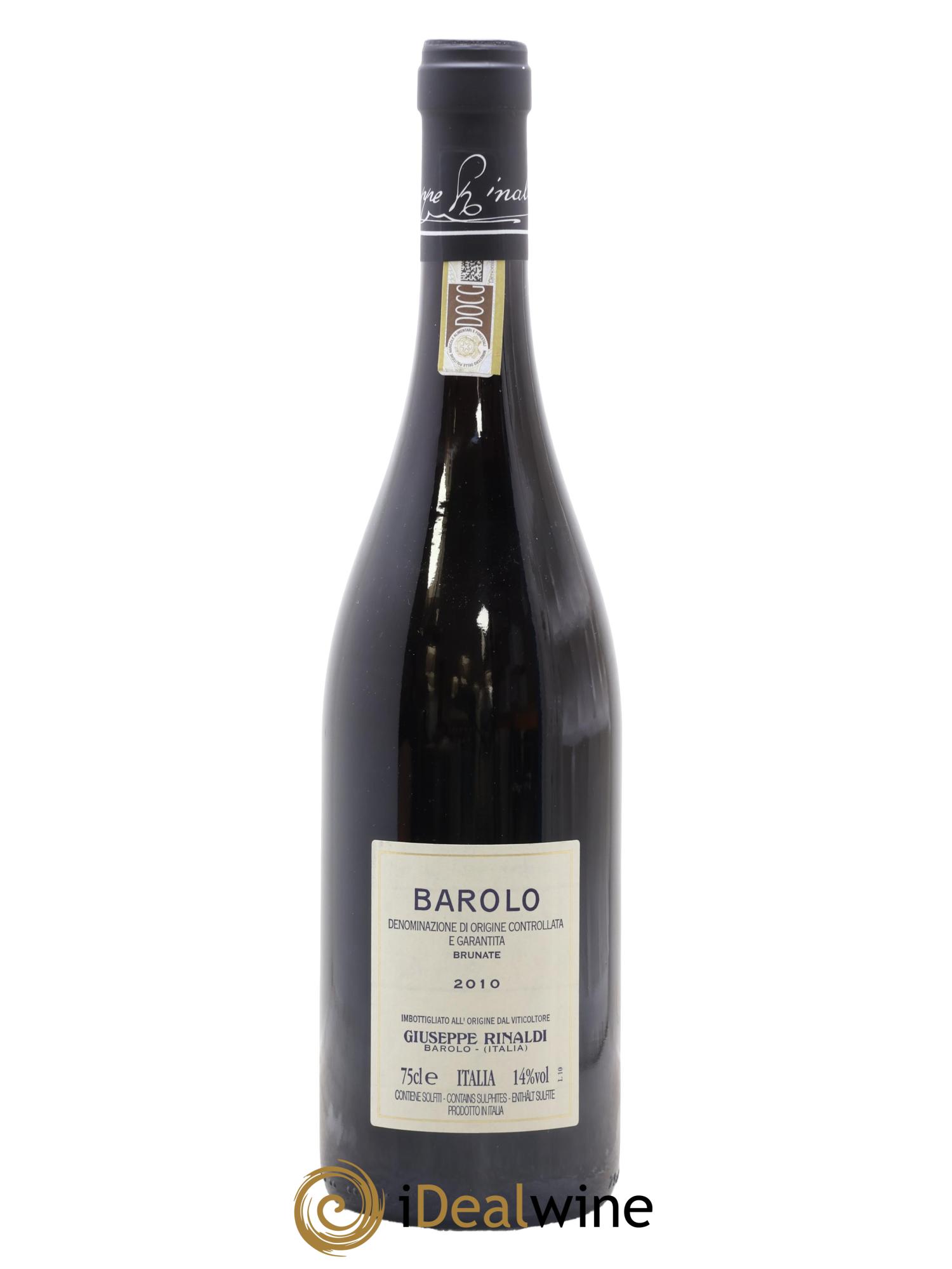 Barolo DOCG Brunate Giuseppe Rinaldi 2010 - Posten von 1 Flasche - 1
