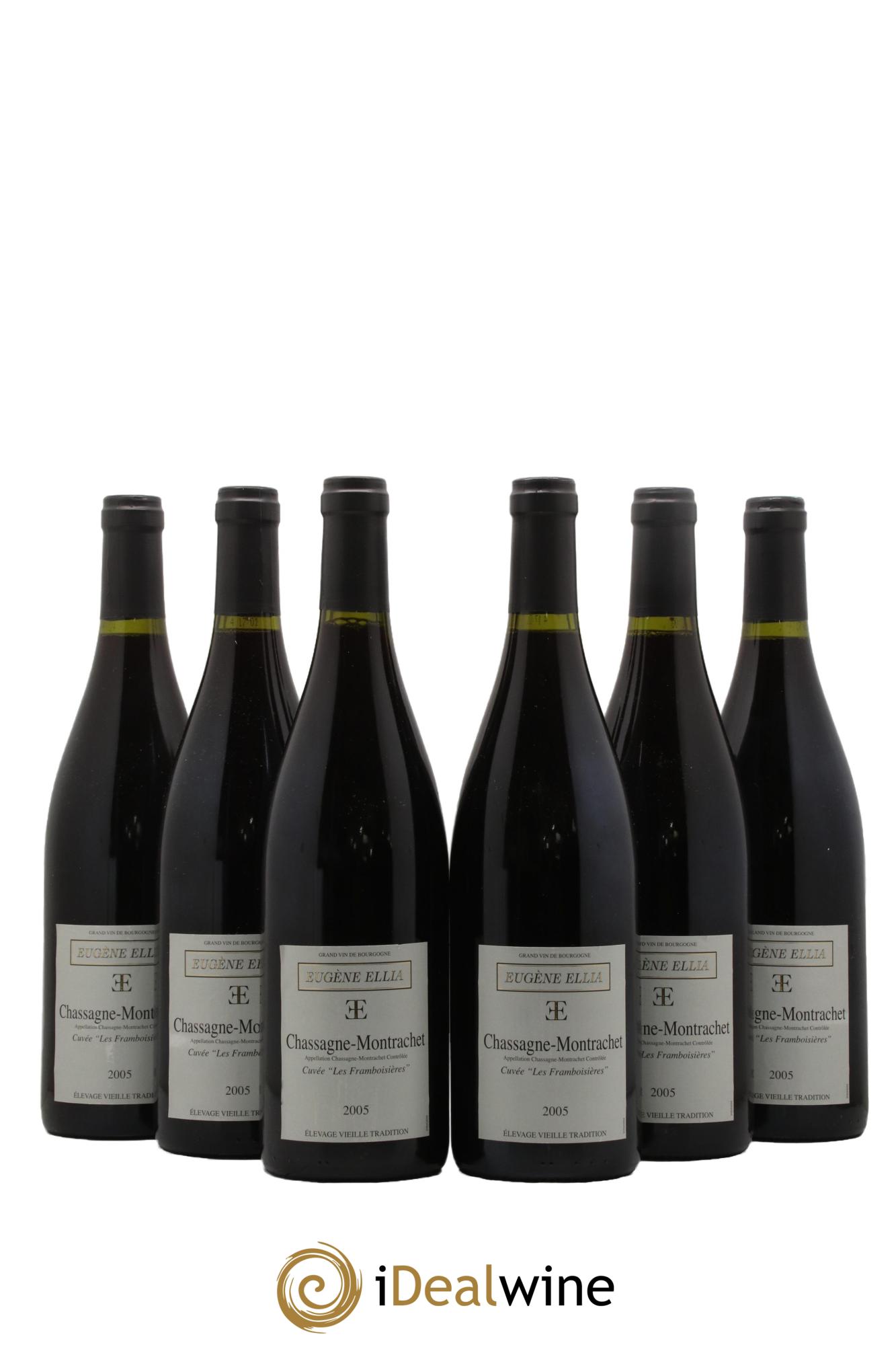 Chassagne-Montrachet Les Framboisières Eugène Ellia 2005 - Lot de 6 bouteilles - 0