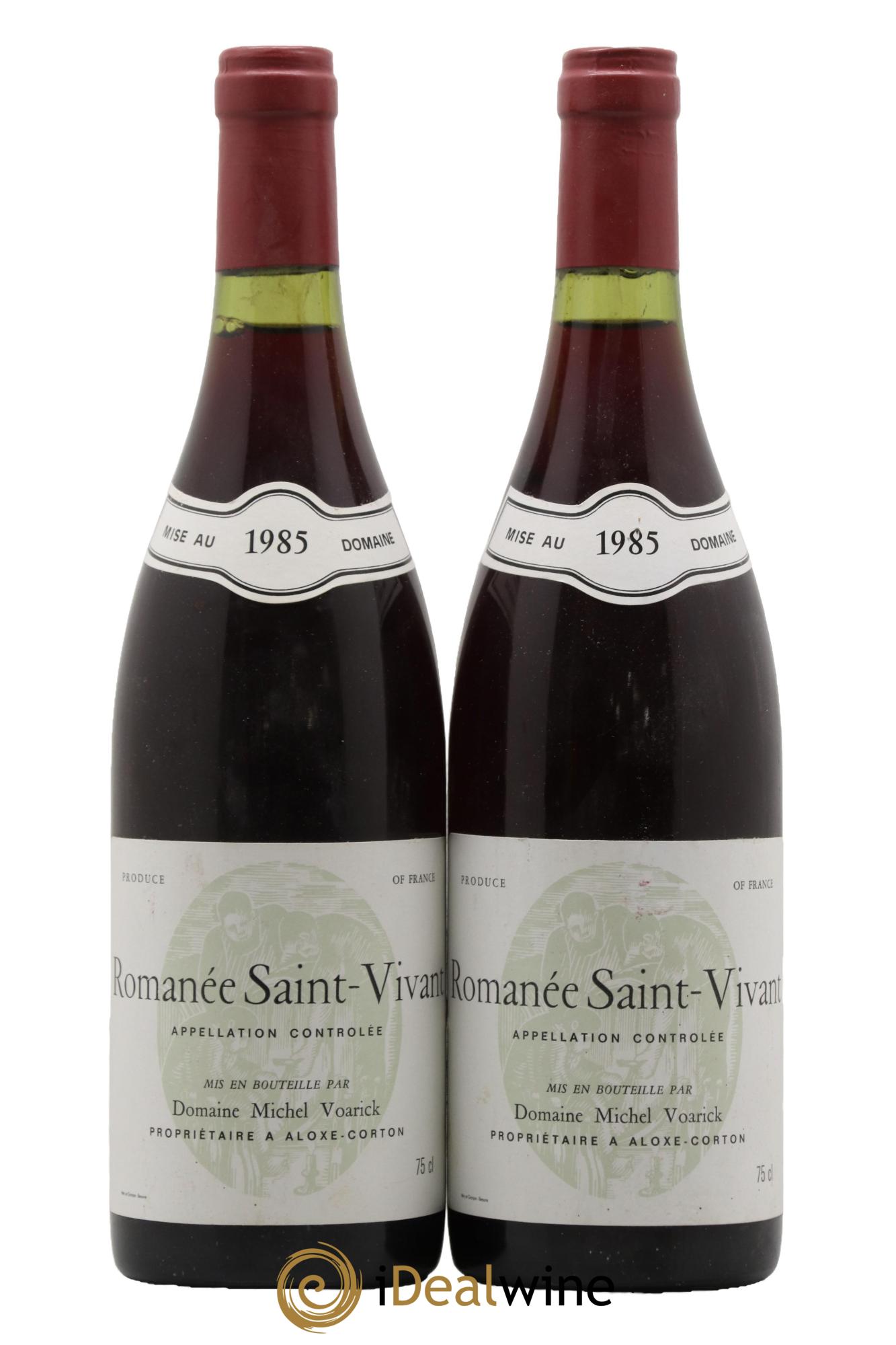 Romanée-Saint-Vivant Grand Cru Michel Voarick 1985 - Lot de 2 bouteilles - 0
