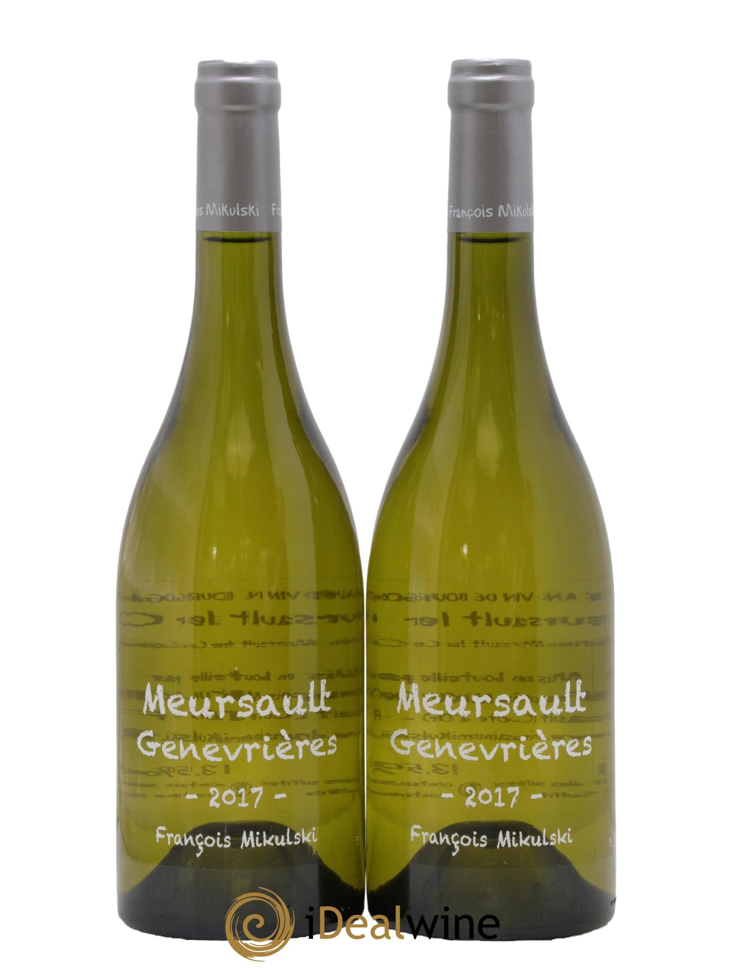 Meursault 1er Cru Les Genevrières François Mikulski 2017 - Lot de 2 bouteilles - 0