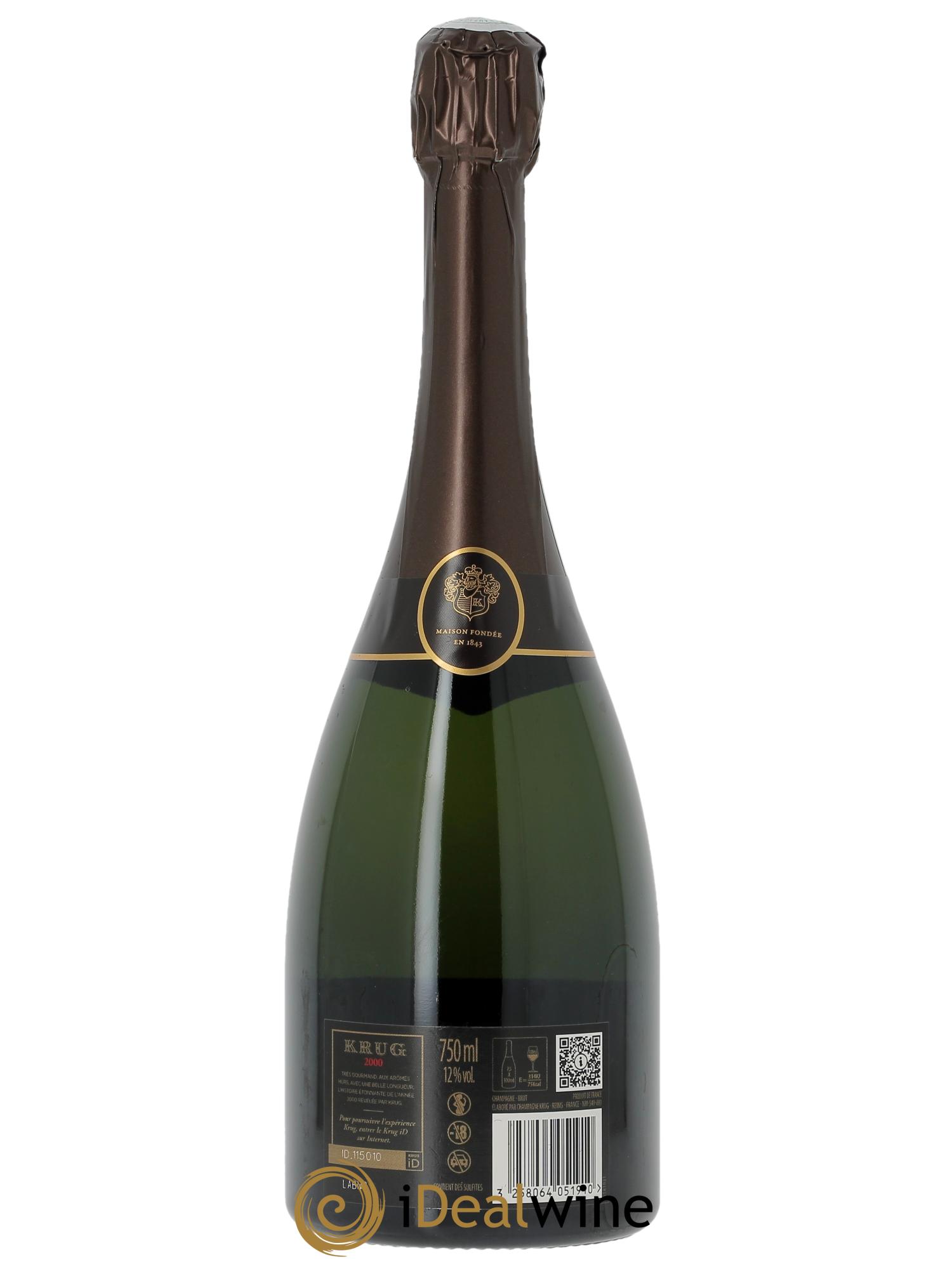 Grande Cuvée Brut Krug 2000 - Lot of 1 bottle - 2