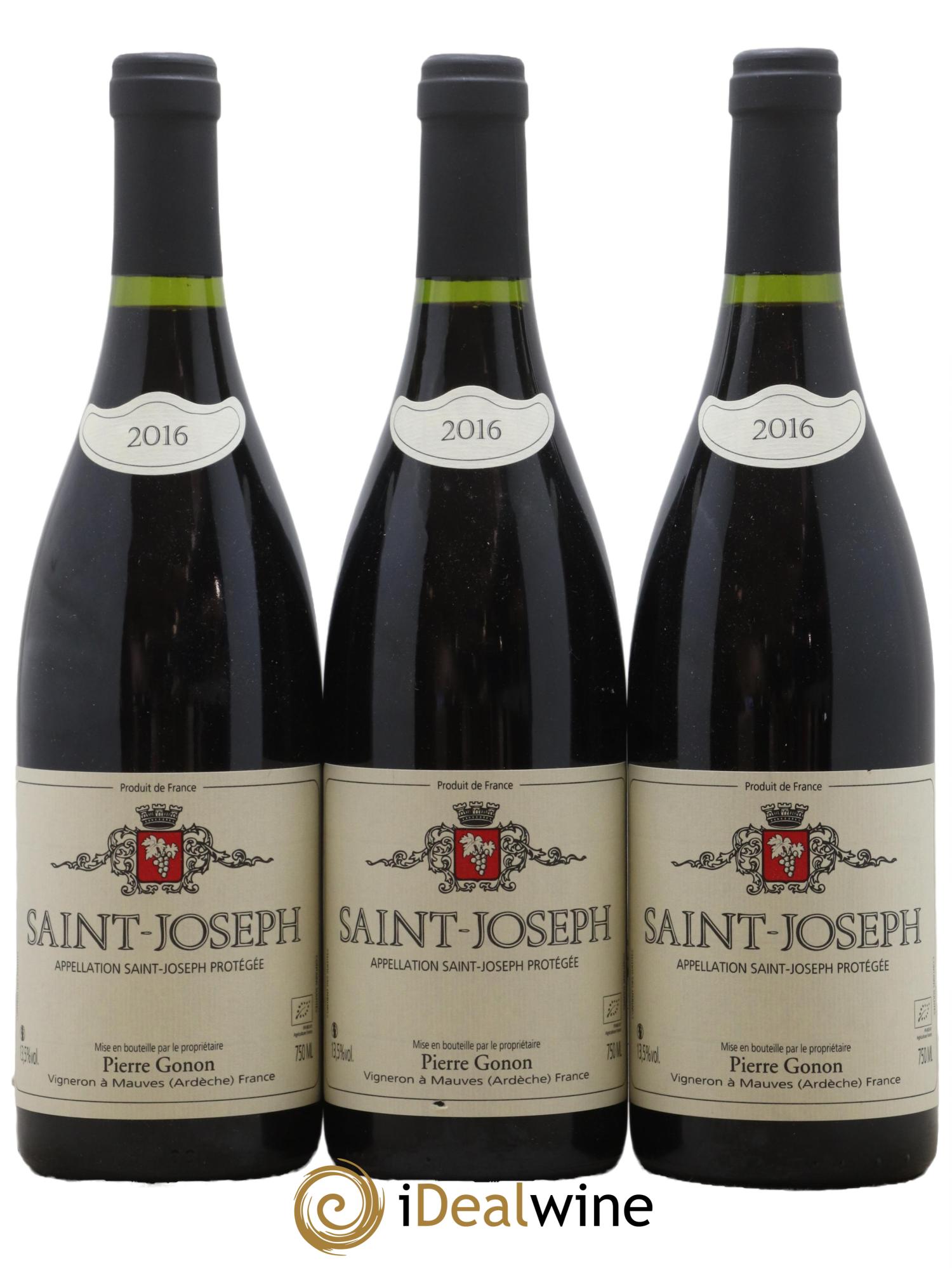 Saint-Joseph Gonon (Domaine) 2016 - Lot de 3 bouteilles - 0