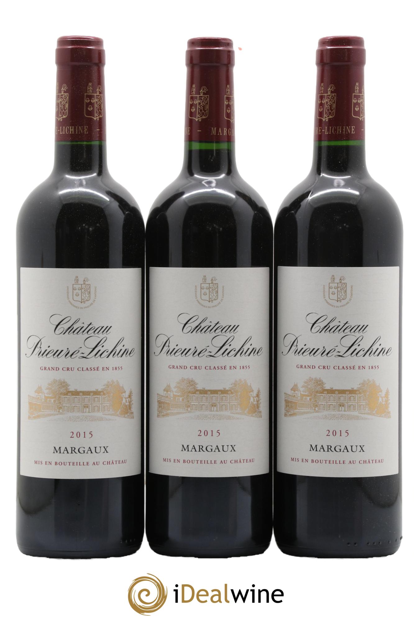 Château Prieuré Lichine 4ème Grand Cru Classé 2015 - Lot de 6 bouteilles - 1