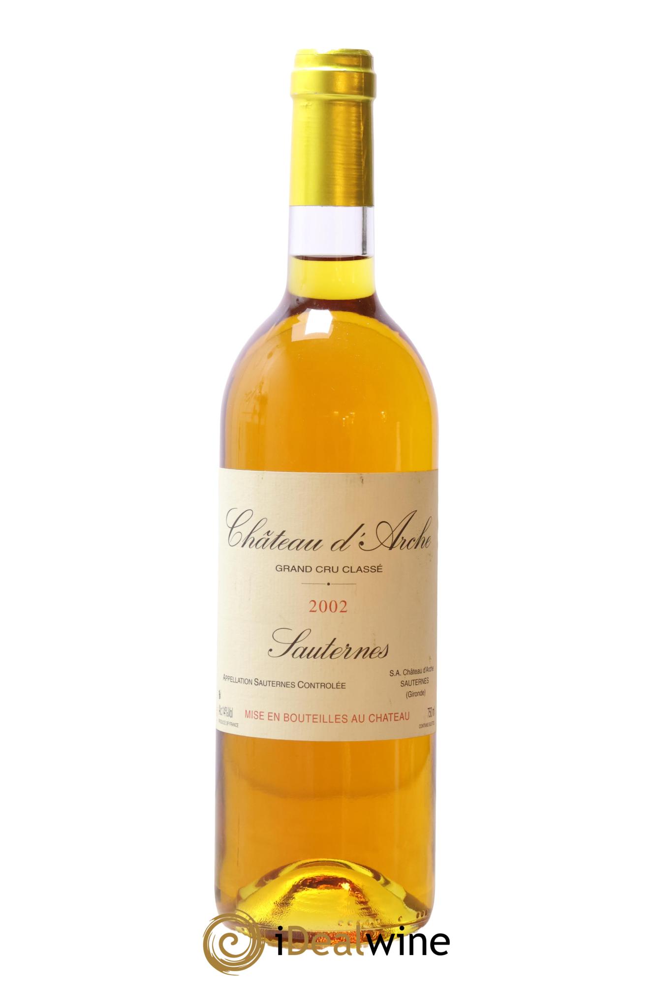Château d' Arche 2ème Grand Cru Classé 2002 - Posten von 1 Flasche - 0