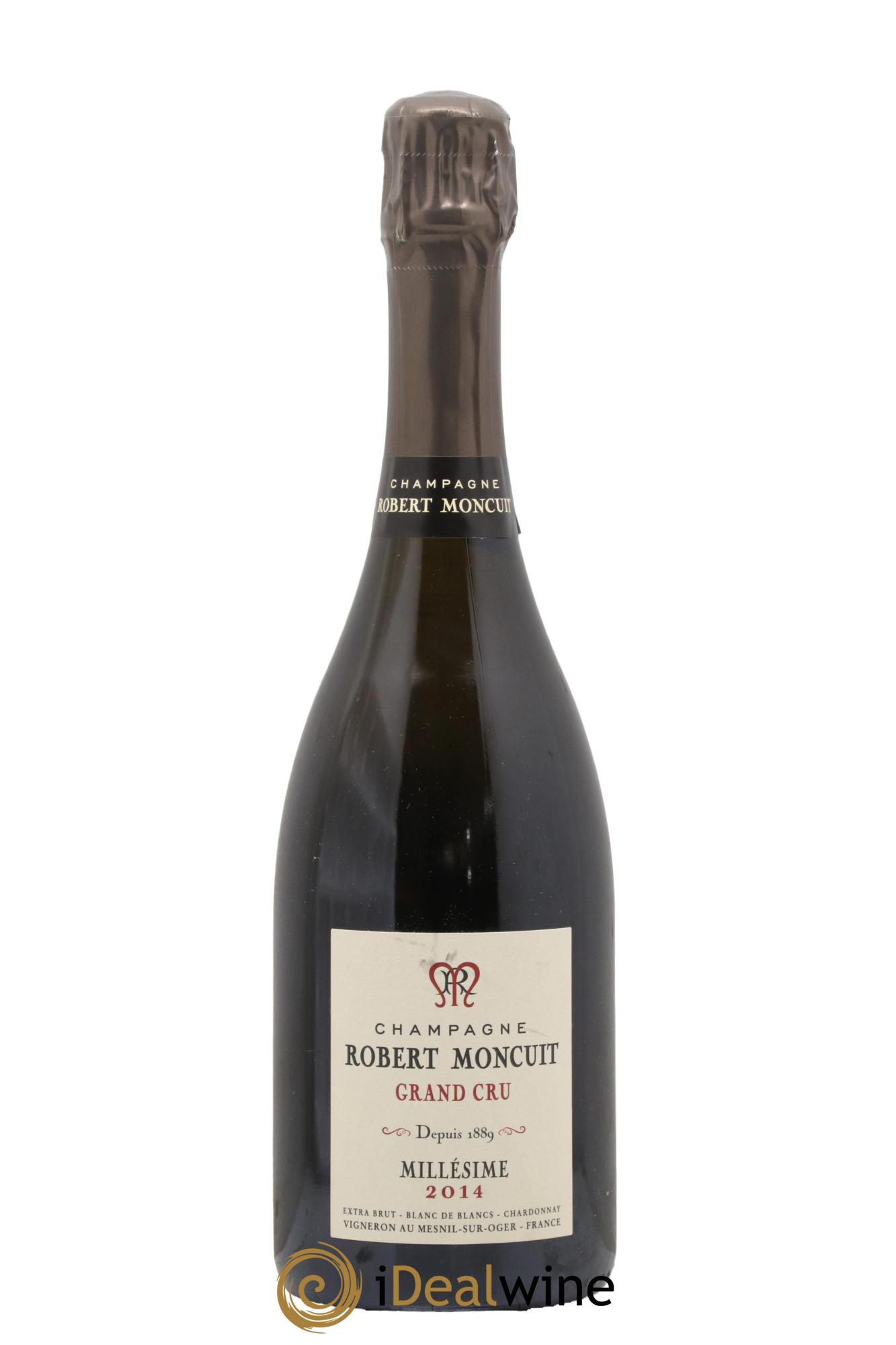 Blanc de Blancs Grand Cru Extra-Brut Robert Moncuit 2014 - Posten von 1 Flasche - 0