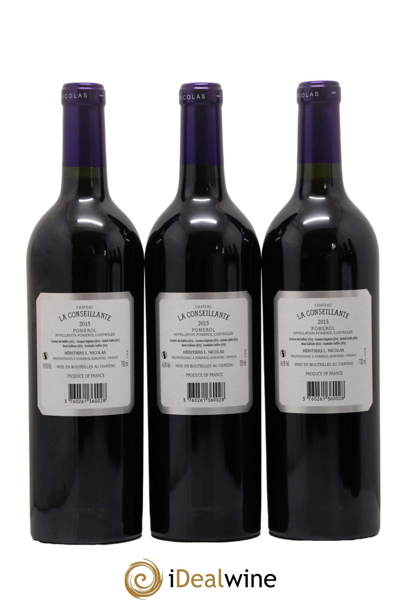 Château la Conseillante 2015 - Lot of 6 bottles - 2