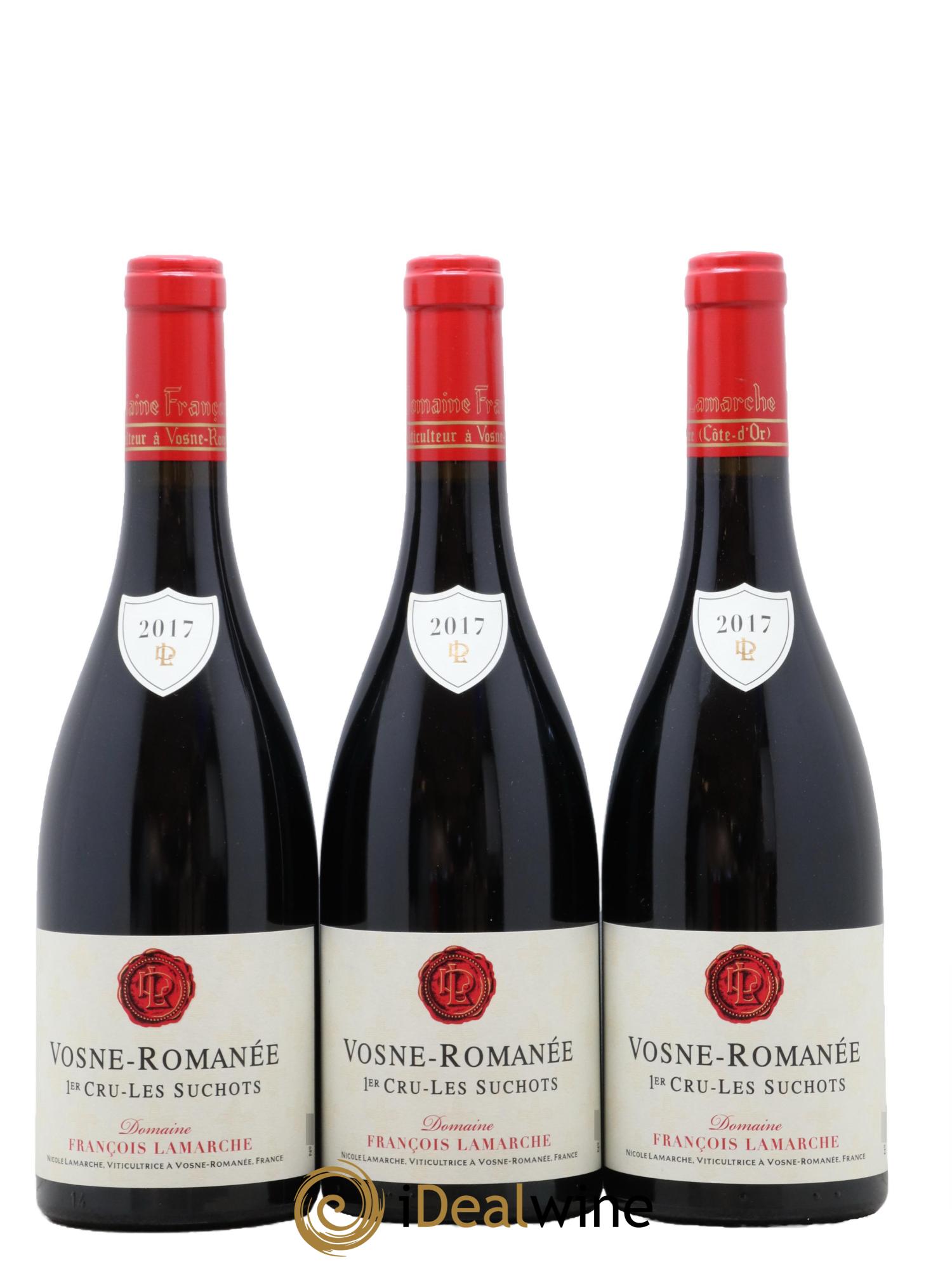 Vosne-Romanée 1er Cru Les Suchots Lamarche (Domaine) 2017 - Lot de 3 bouteilles - 0