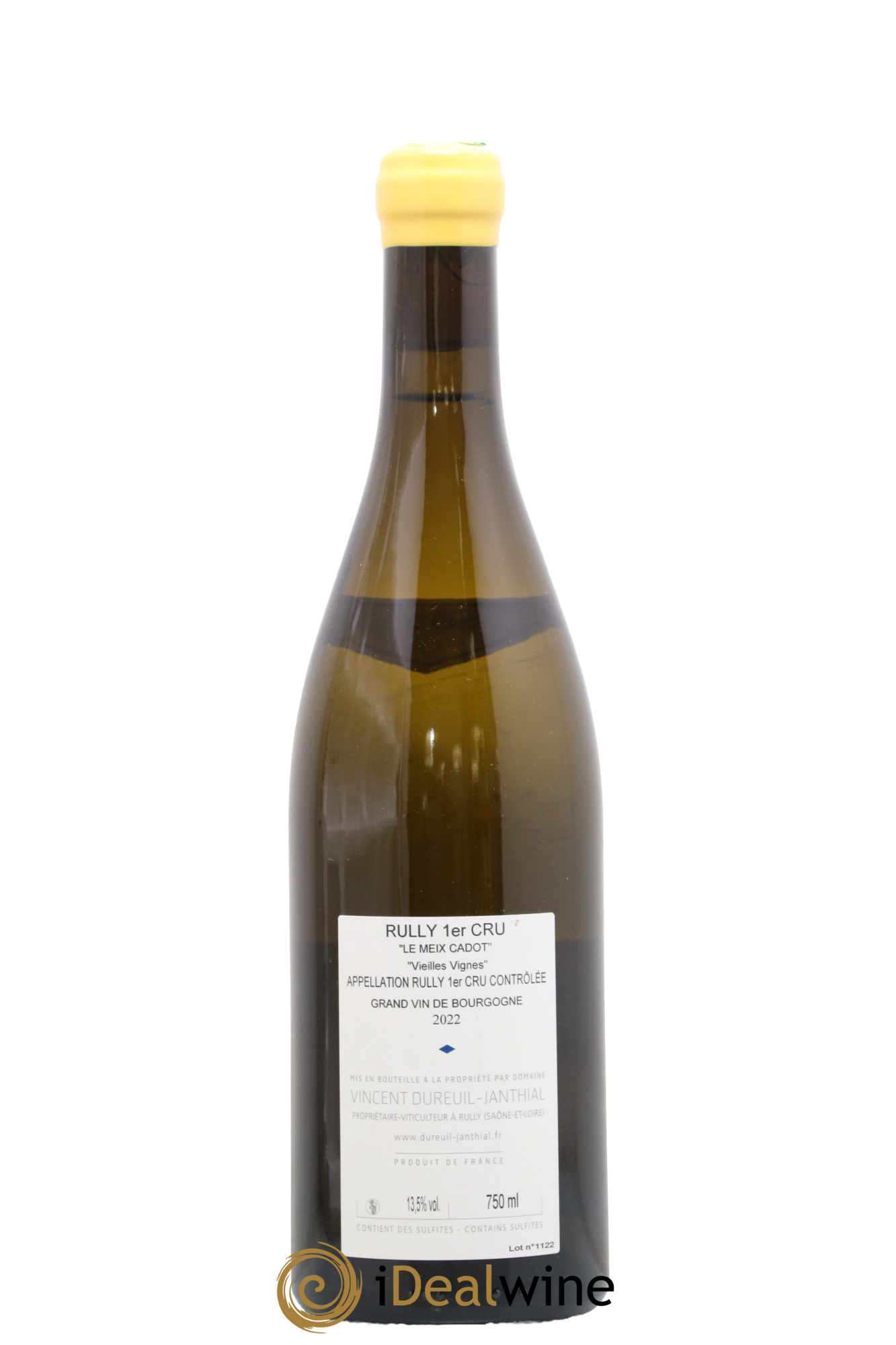 Rully 1er Cru Le Meix Cadot Vieilles Vignes Vincent Dureuil-Janthial 2022 - Posten von 1 Flasche - 1