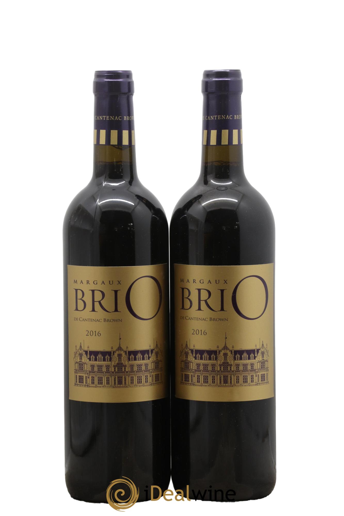 Brio de Cantenac Brown 2016 - Lot de 2 bouteilles - 0