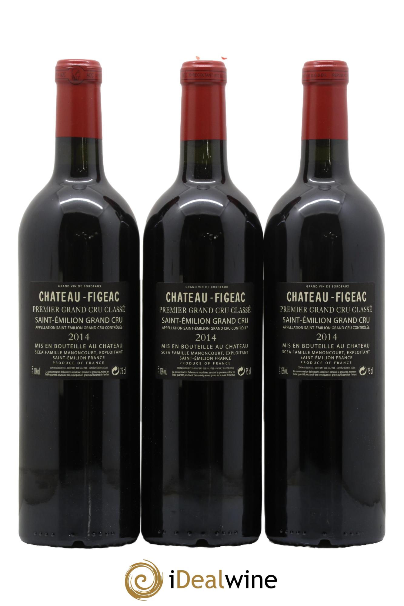 Château Figeac 1er Grand Cru Classé A 2014 - Lot of 6 bottles - 4