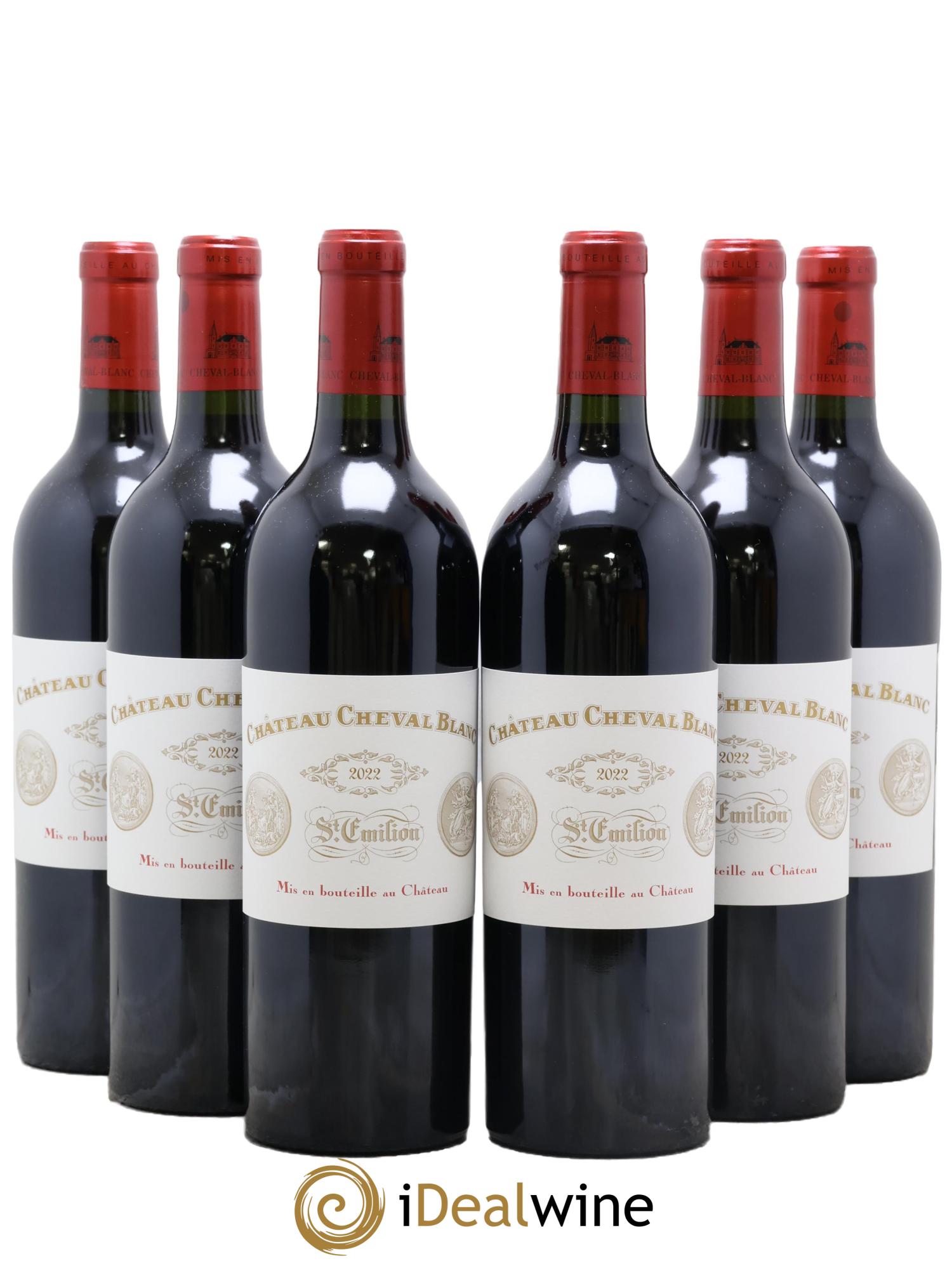 Château Cheval Blanc 1er Grand Cru Classé A 2022 - Posten von 6 Flaschen - 0