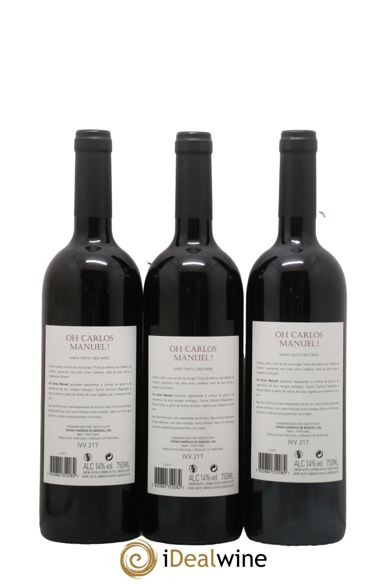 Portugal Oh Carlos Manuel Viteno Comercio De Bebidas 2017 - Lot of 3 bottles - 1