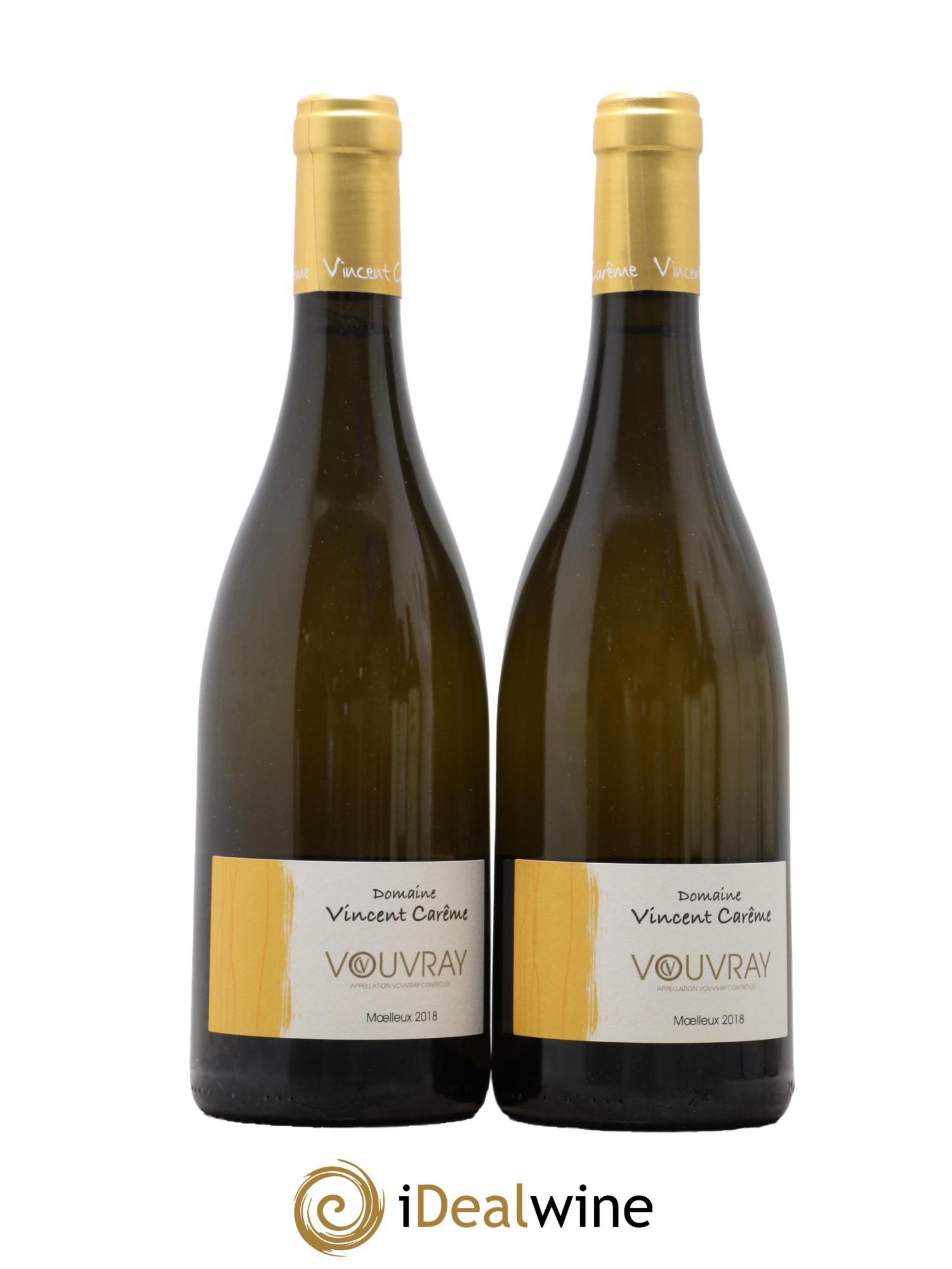 Vouvray Moelleux Domaine Vincent Carême 2018 - Lot de 2 bouteilles - 0
