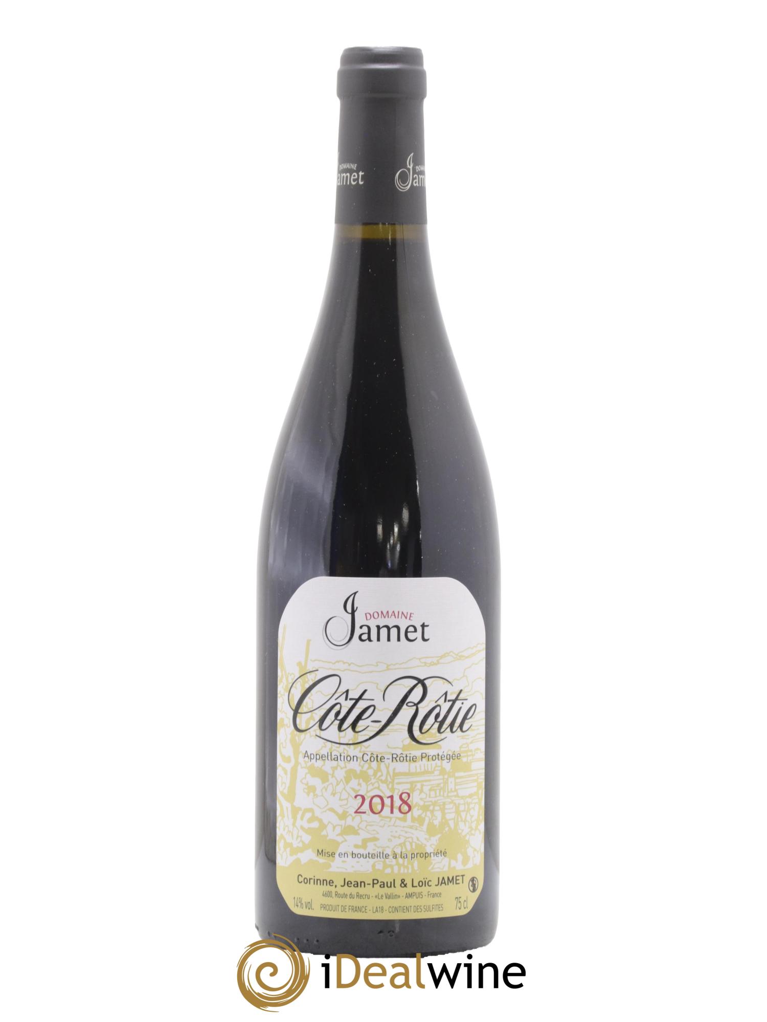 Côte-Rôtie Jamet (Domaine) 2018 - Lot de 1 bouteille - 0
