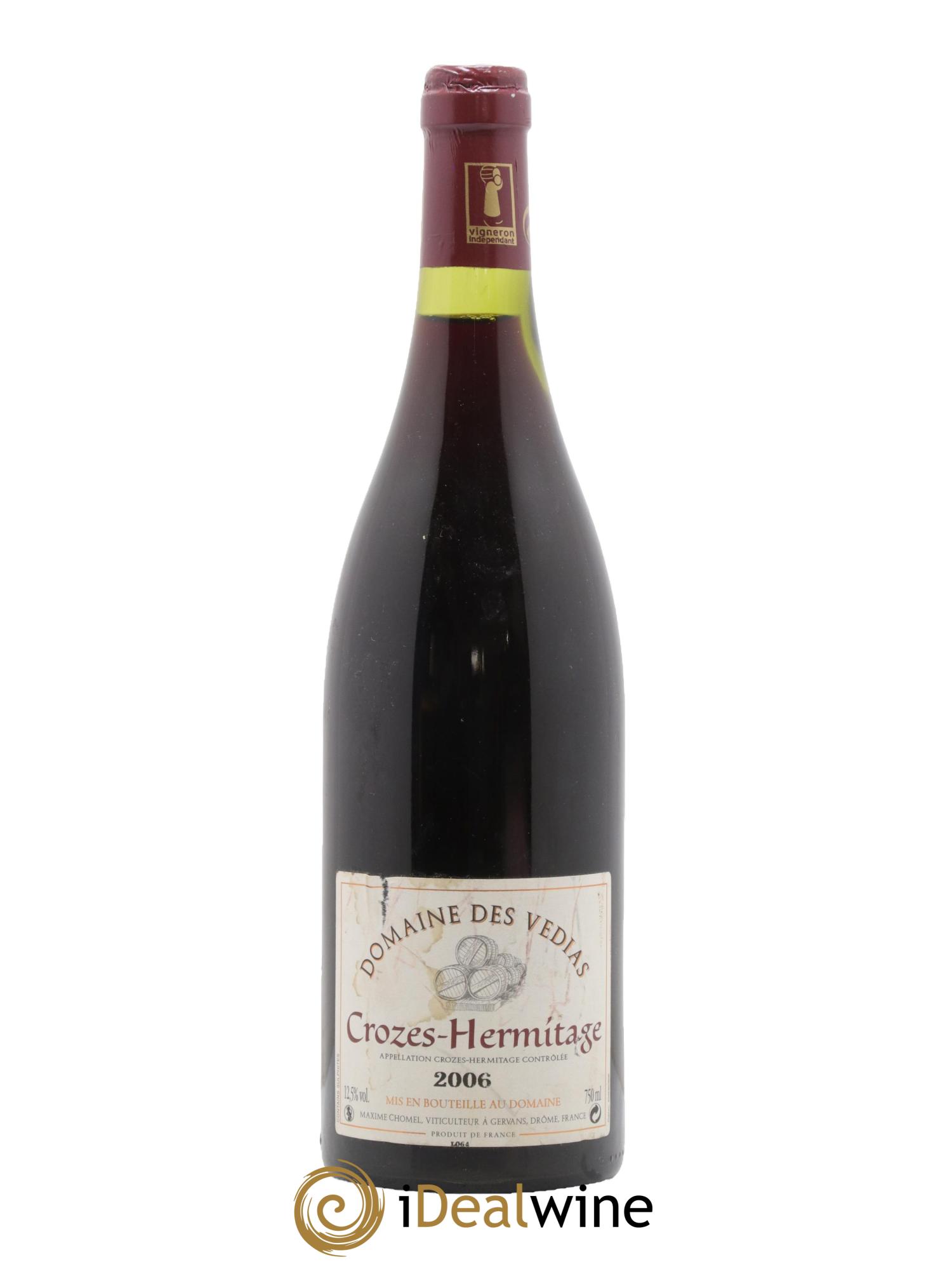 Crozes-Hermitage Domaine Des Vedias 2006 - Lot de 1 bouteille - 0