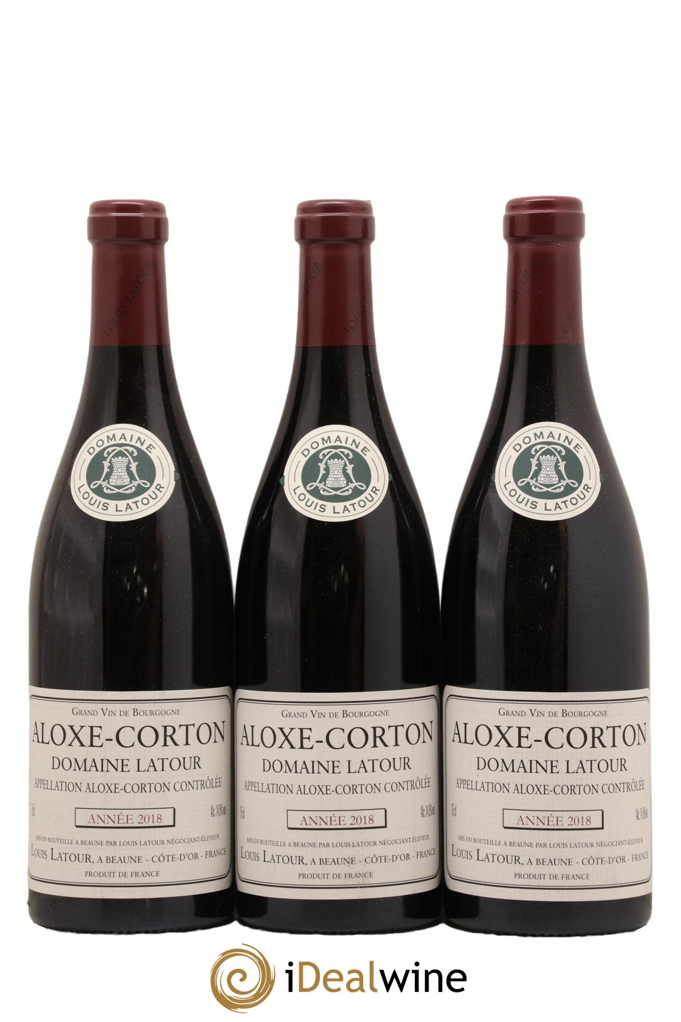 Aloxe-Corton Louis Latour 2018 - Lot de 3 bouteilles - 0