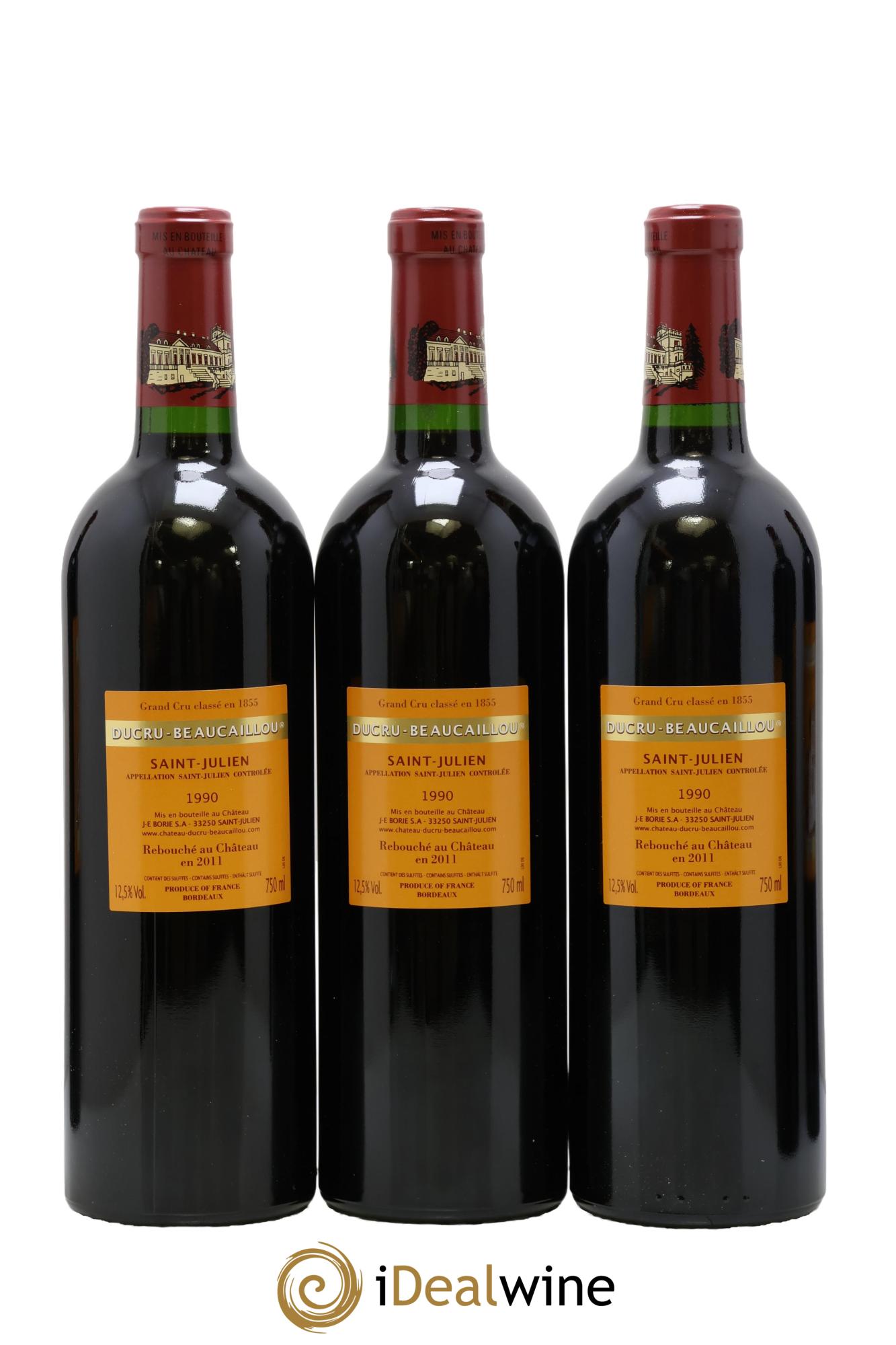 Château Ducru Beaucaillou 2ème Grand Cru Classé 1990 - Lotto di 6 bottiglie - 4