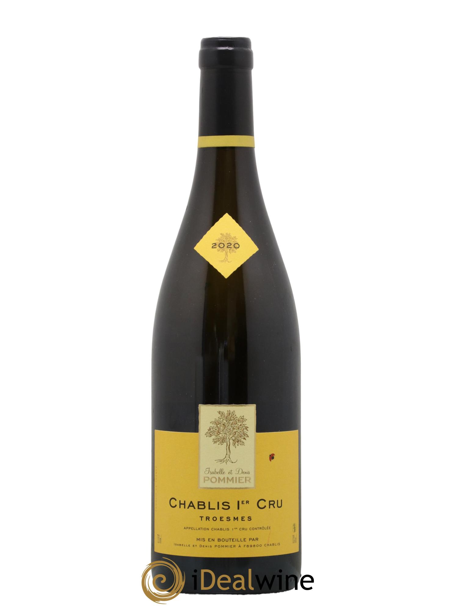 Chablis 1er Cru Troesmes Domaine Pommier 2020 - Lot de 1 bouteille - 0