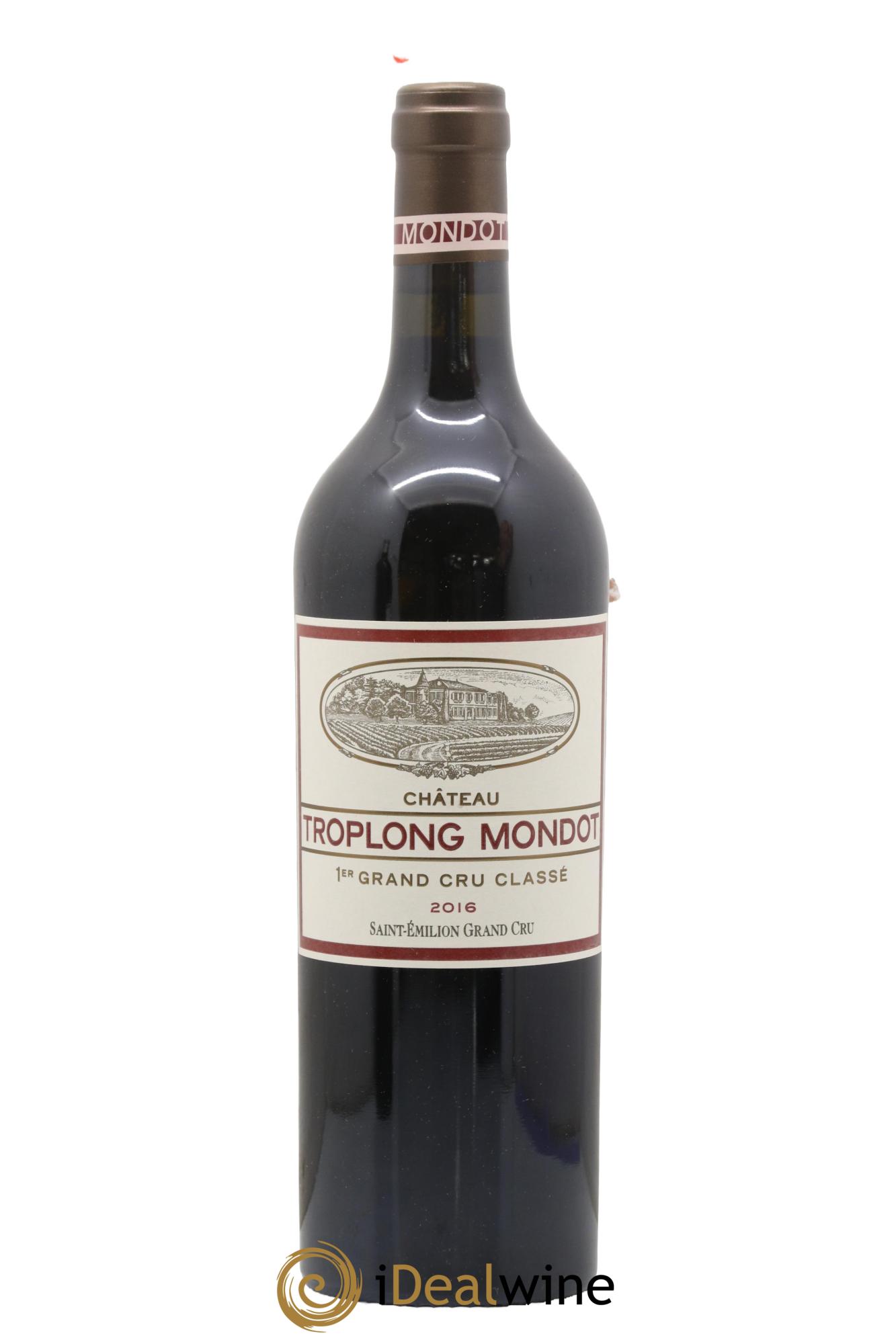 Château Troplong Mondot 1er Grand Cru Classé B 2016 - Lot de 1 bouteille - 0