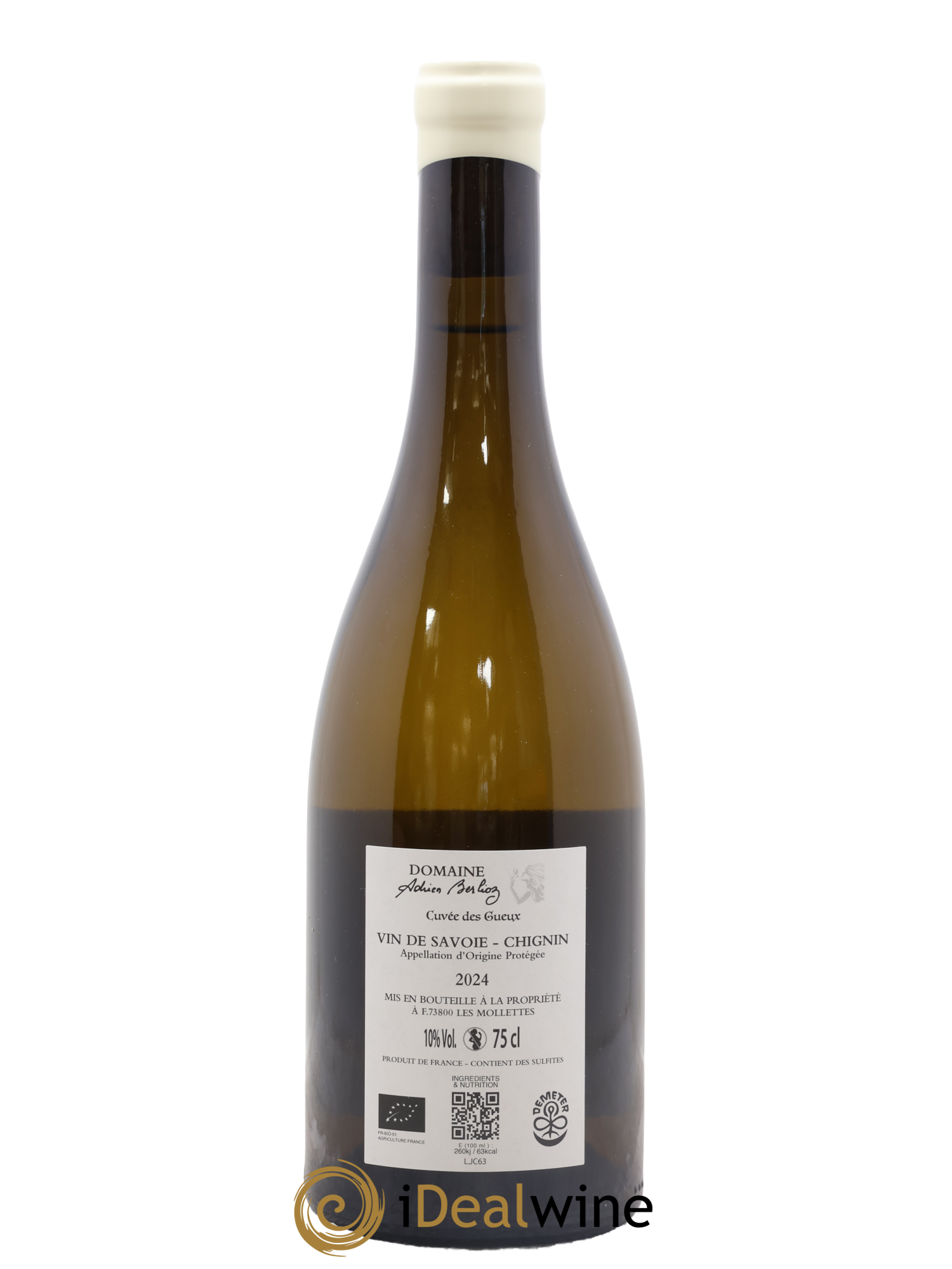 Vin de Savoie La Cuvée des Gueux Adrien Berlioz 2024 - Lot de 1 bouteille - 1