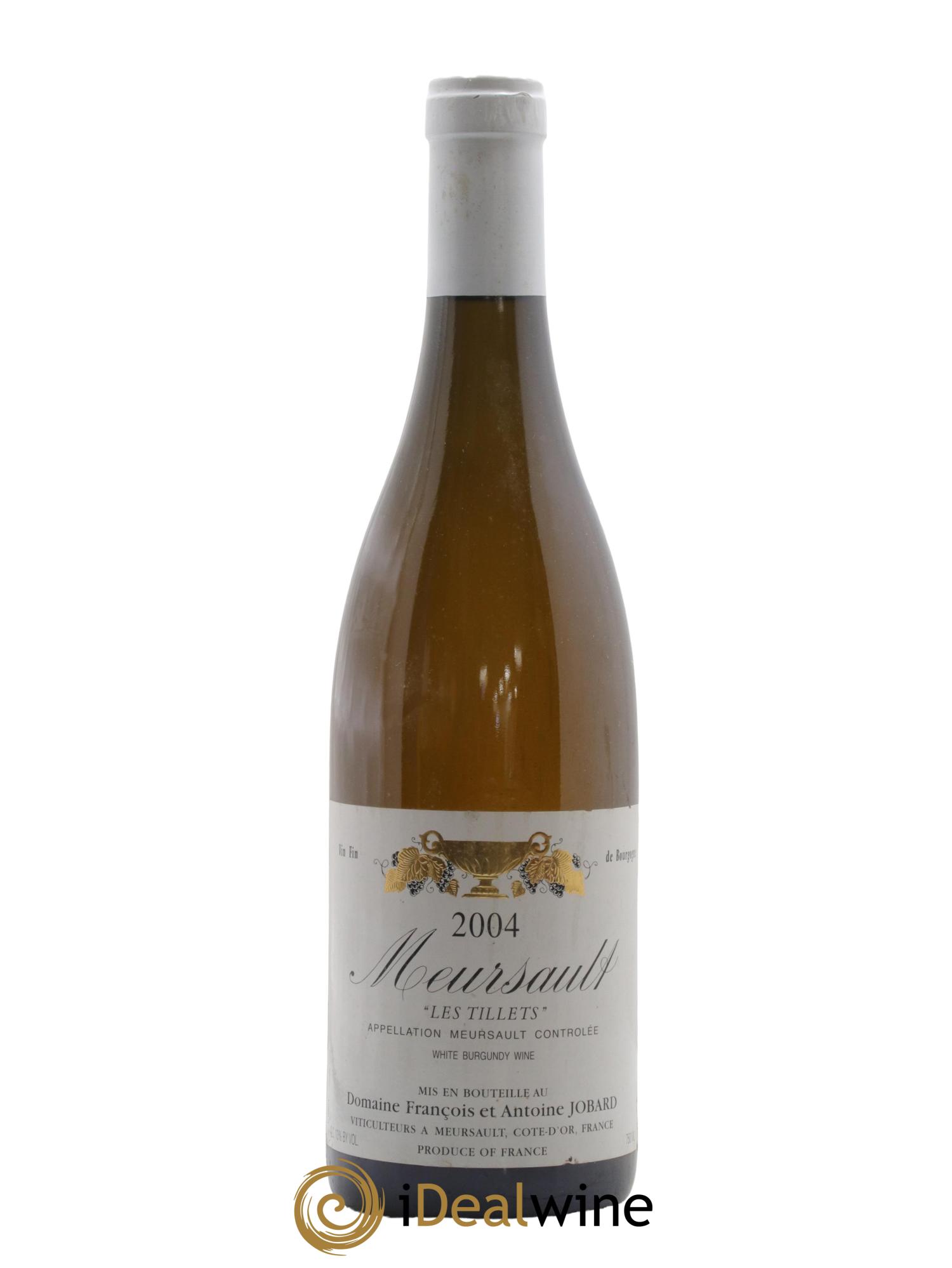 Meursault Tillets François et Antoine Jobard (Domaine) 2004 - Lot de 1 bouteille - 0