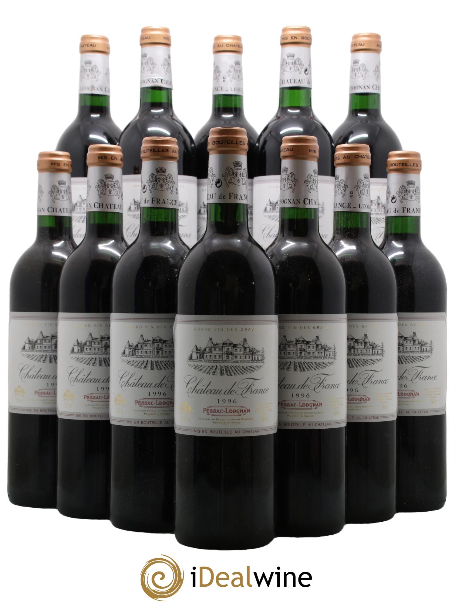 Château de France 1996 - Lot de 12 bouteilles - 0