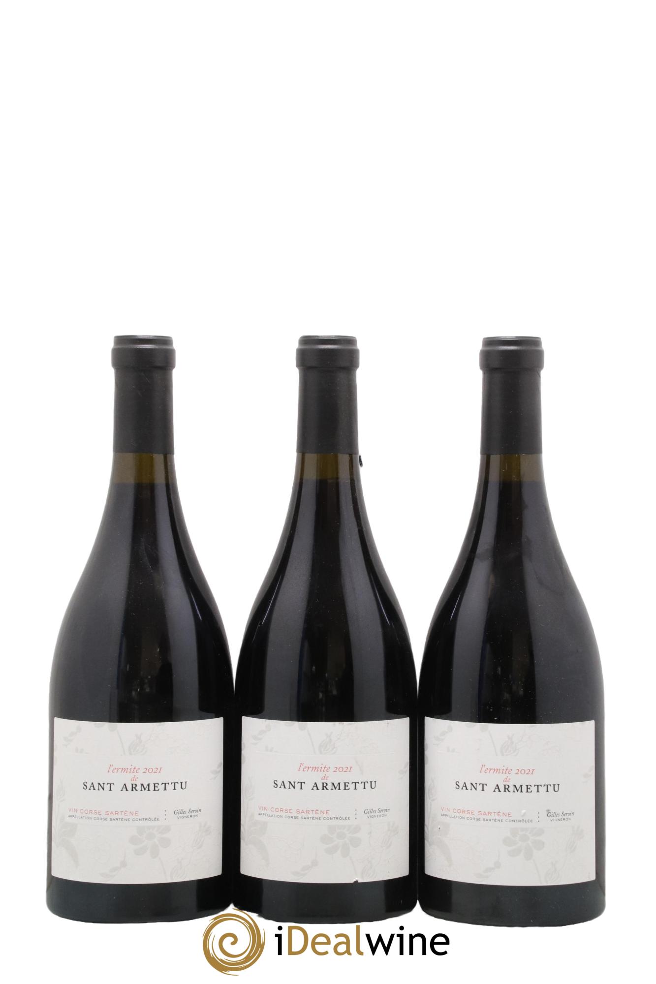 Ile de Beauté l'Ermite Sant Armettu (Domaine) 2021 - Lot de 3 bouteilles - 0