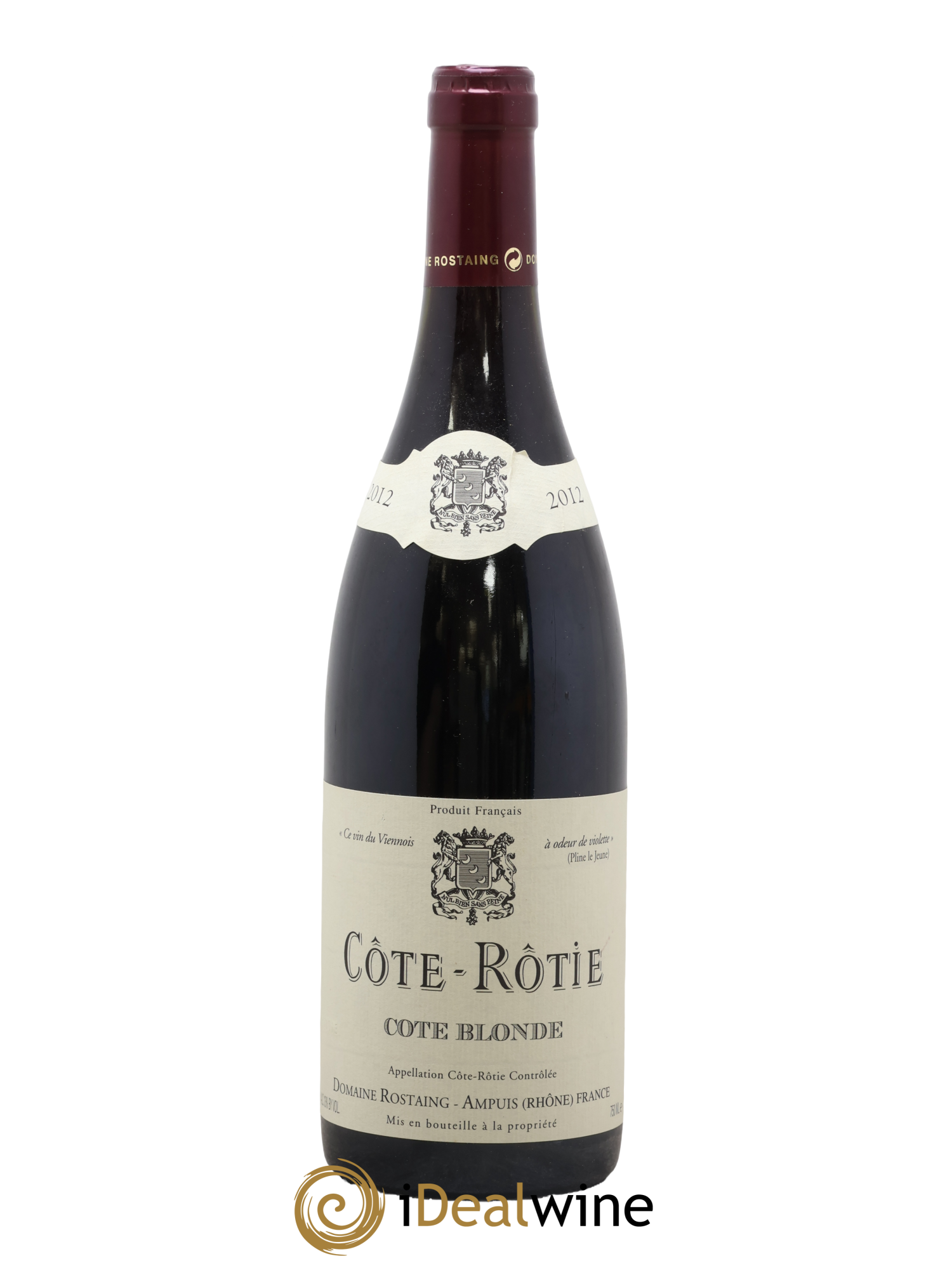 Côte-Rôtie Côte Blonde René Rostaing 2012 - Lot de 1 bouteille - 0