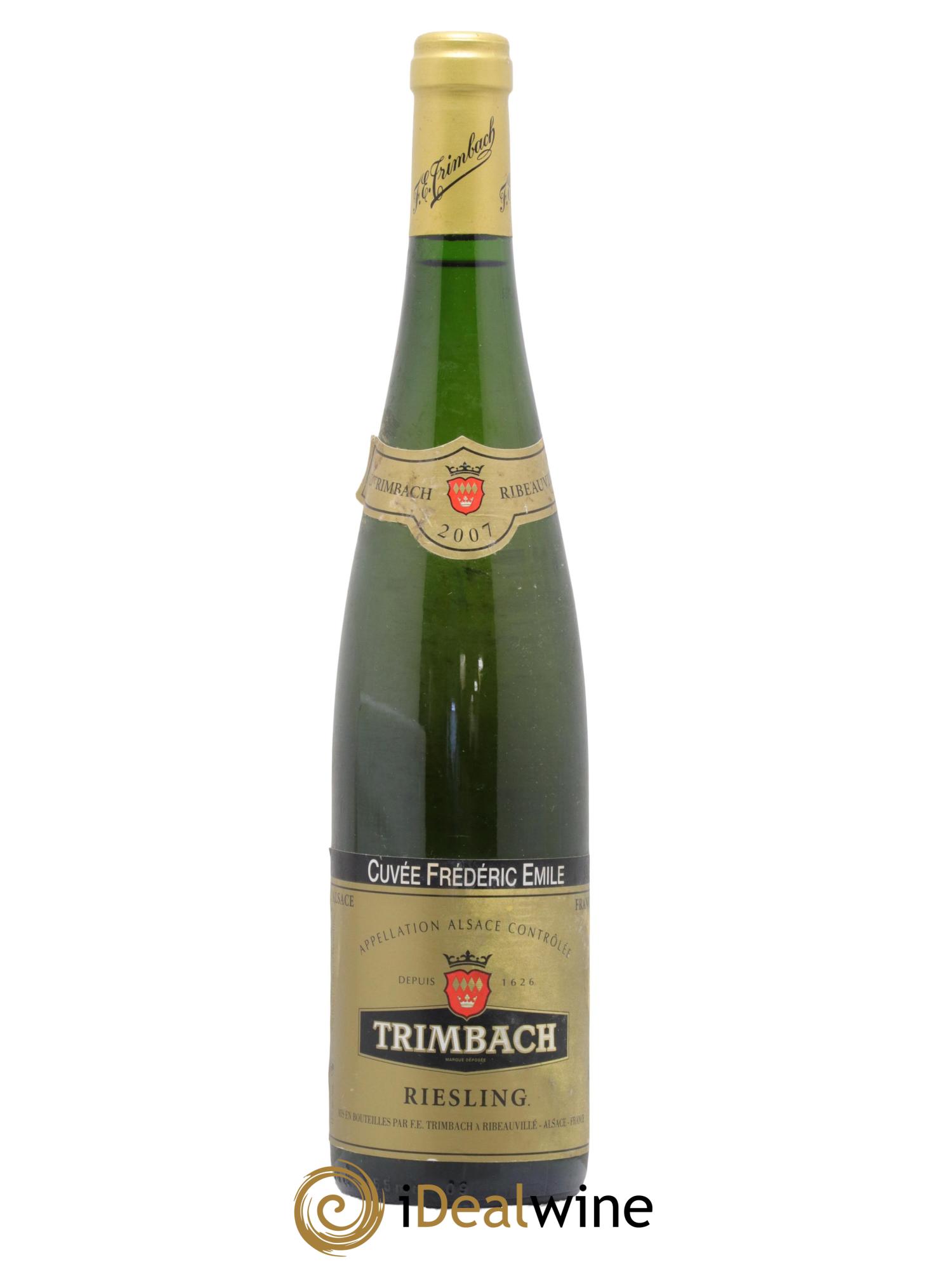 Alsace Riesling Cuvée Frédéric Emile Trimbach (Domaine) 2007 - Posten von 1 Flasche - 0