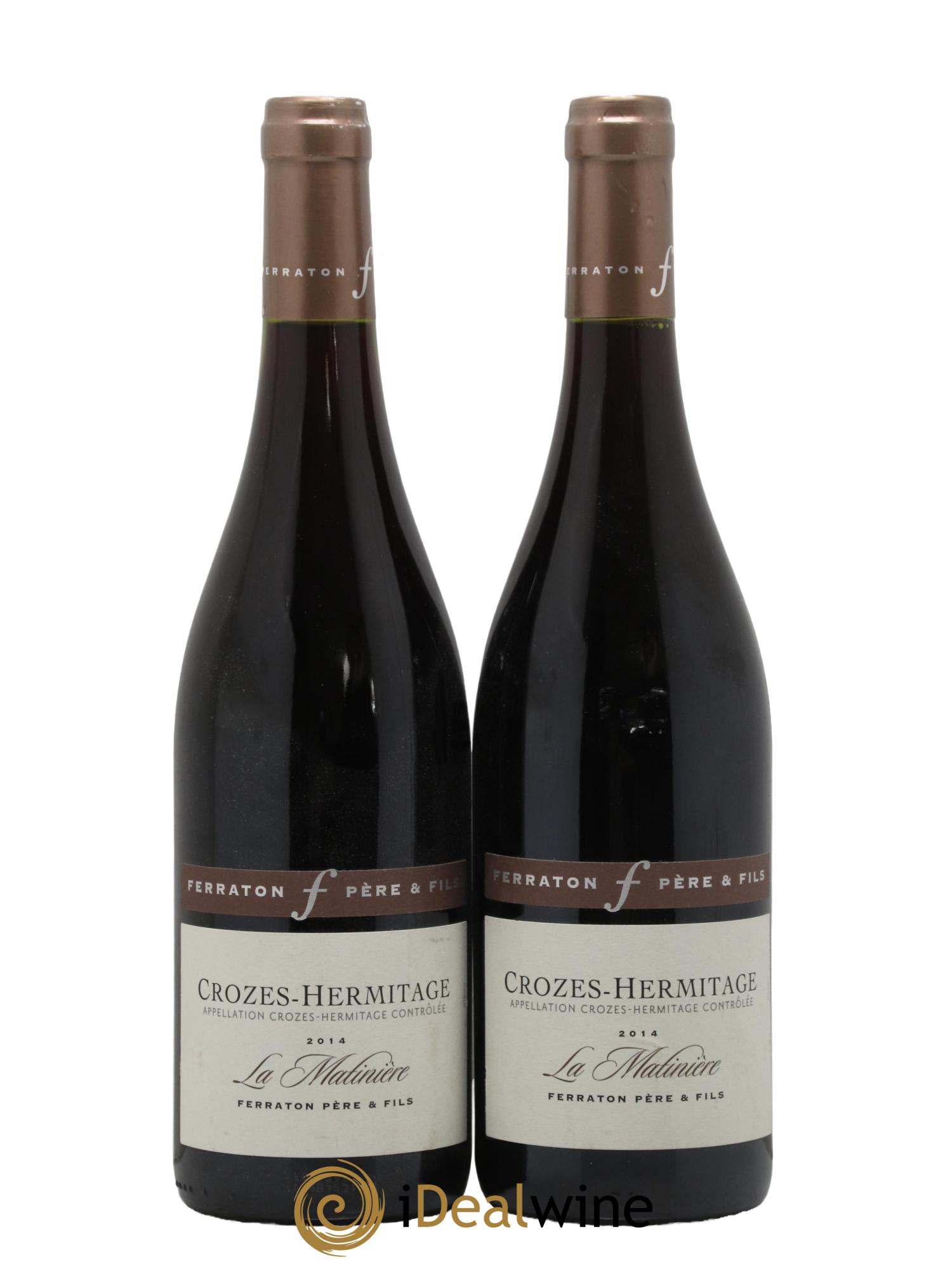 Crozes-Hermitage La Matinière Ferraton Père et Fils (Domaine) 2014 - Lot de 2 bouteilles - 0