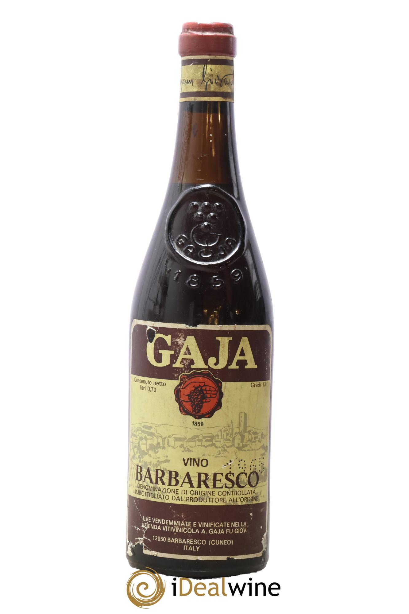 Barbaresco DOCG Angelo Gaja 1965 - Lot de 1 bouteille - 0