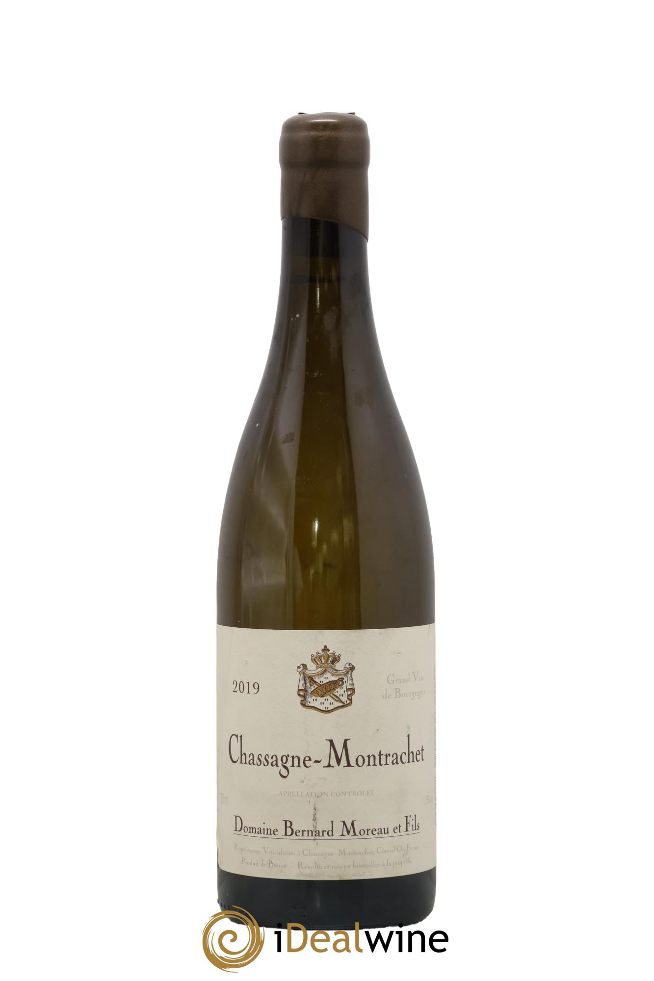 Chassagne-Montrachet Bernard Moreau et Fils (Domaine) 2019 - Lotto di 1 bottiglia - 0